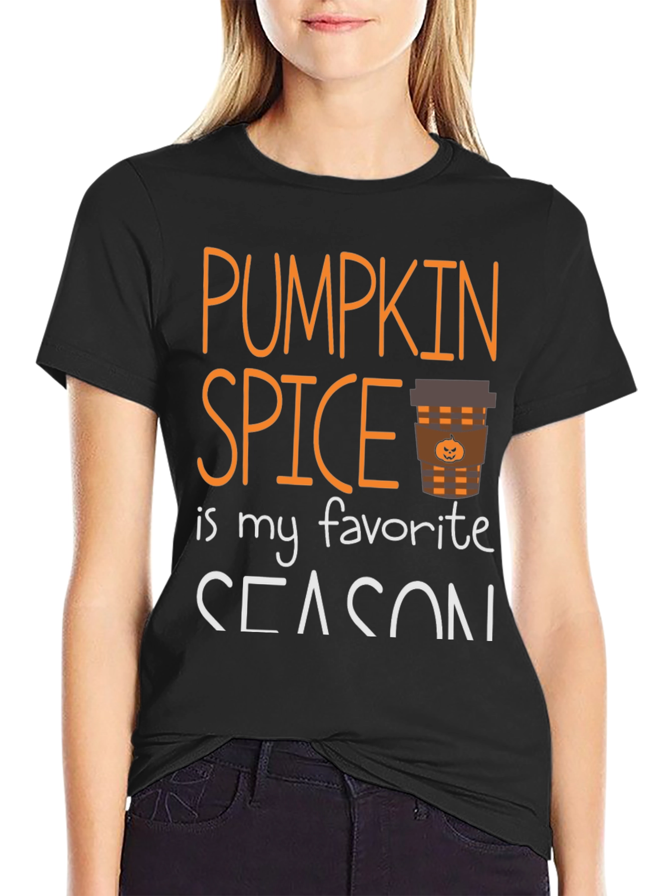 Pumpkin Spice Season Graphic T-Shirt