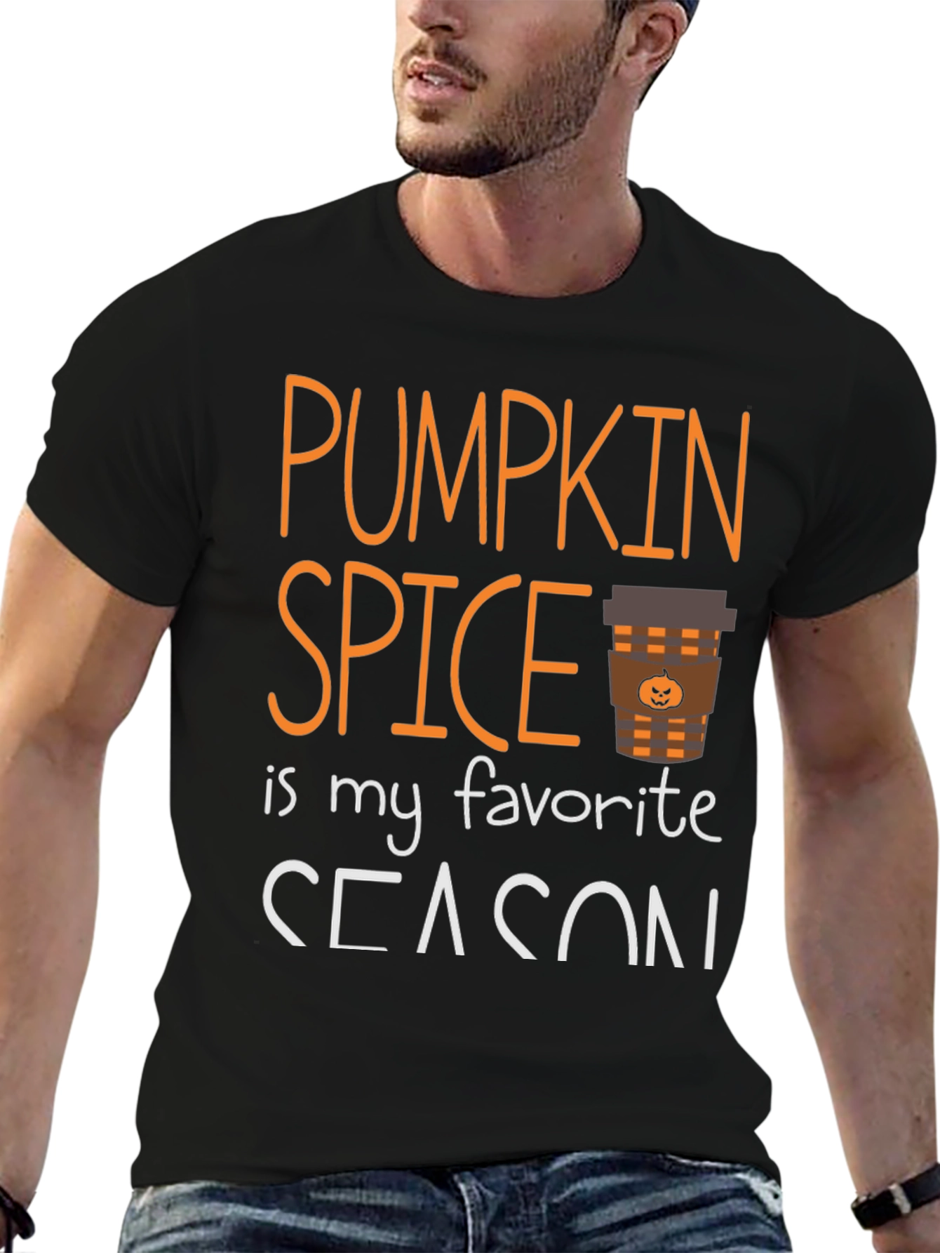 Pumpkin Spice Season Graphic T-Shirt
