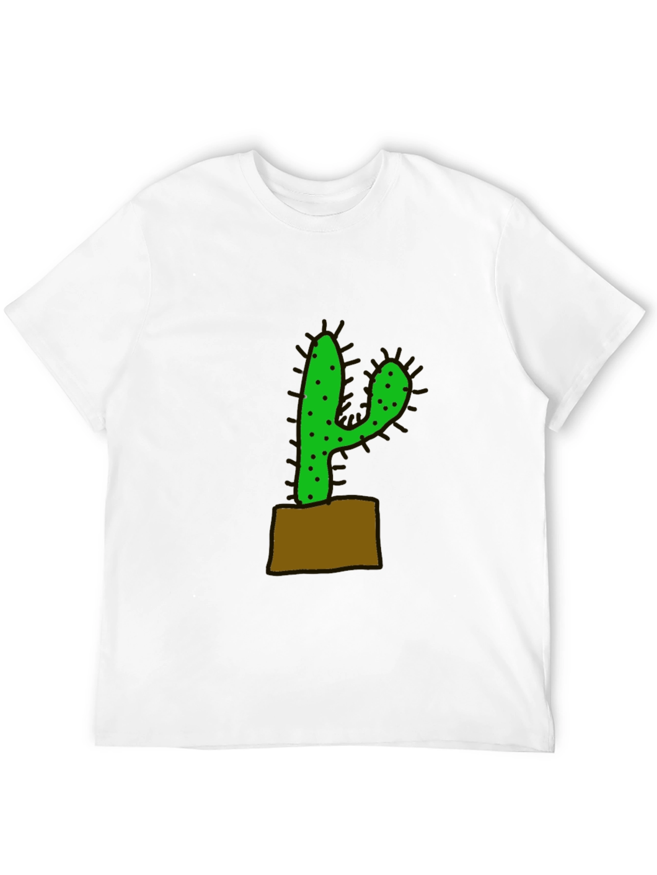 Cactus Graphic Black T-Shirt