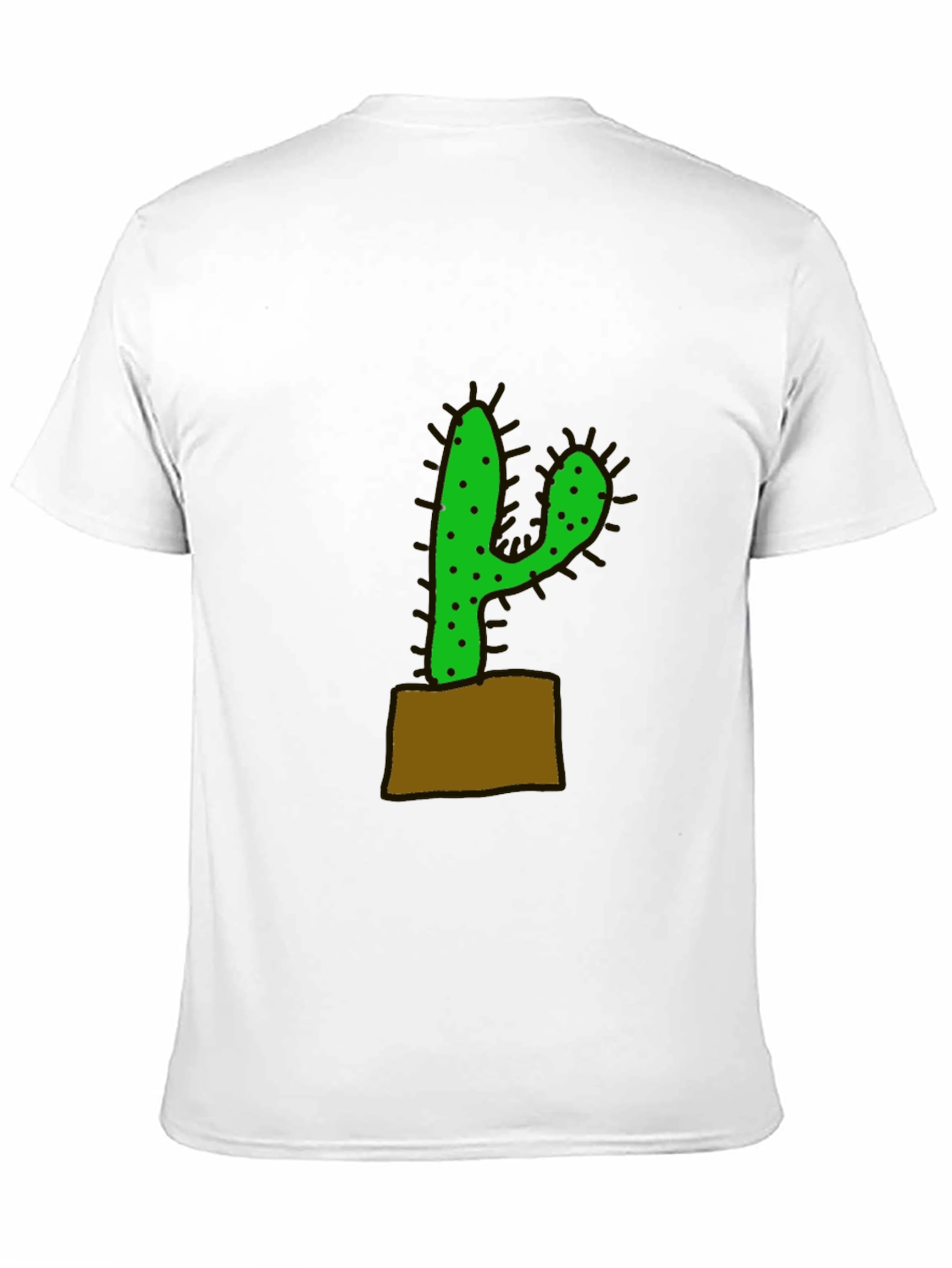 Cactus Graphic Black T-Shirt