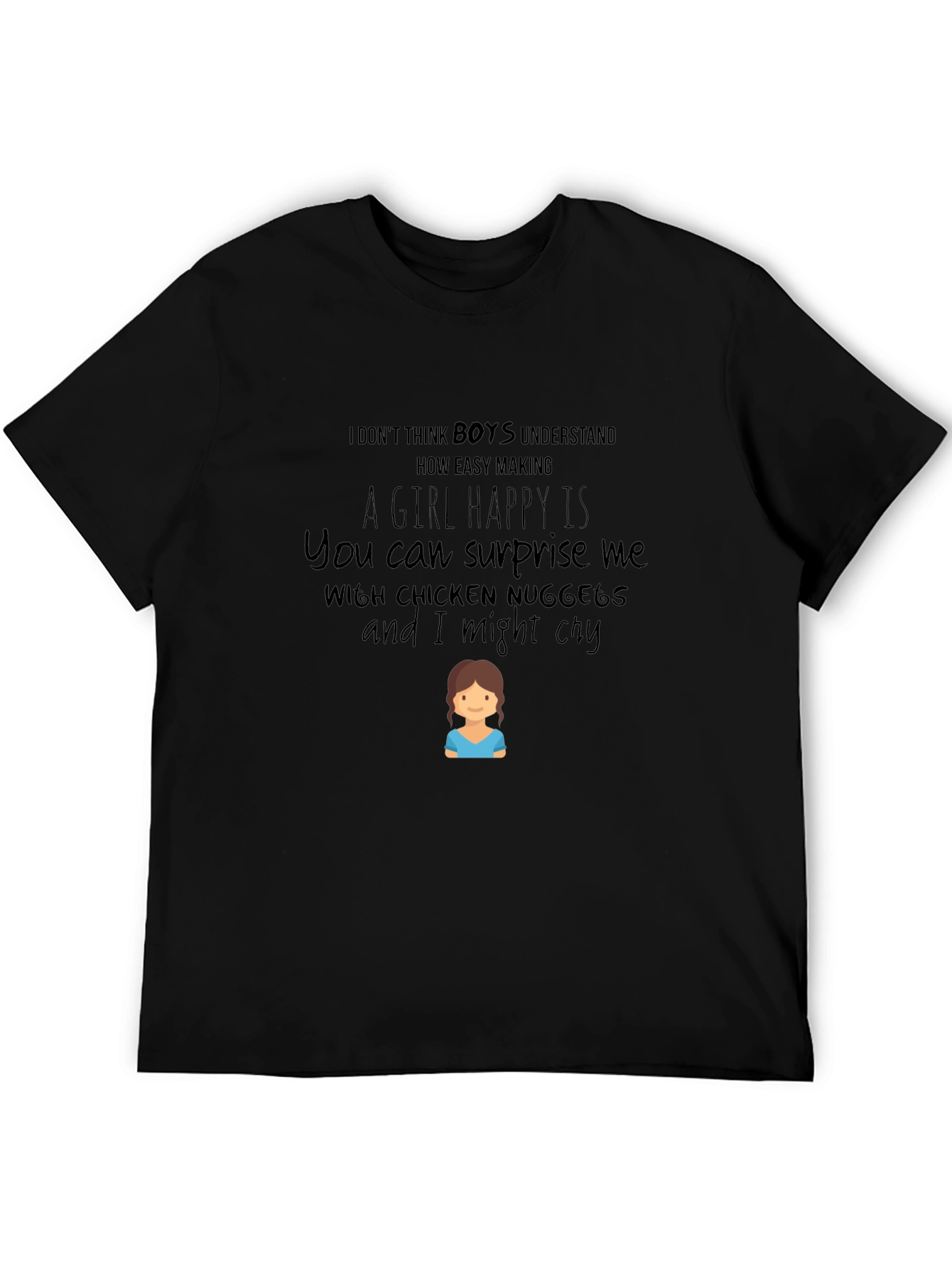 Chicken Nuggets T-Shirt - Funny Girls Tee
