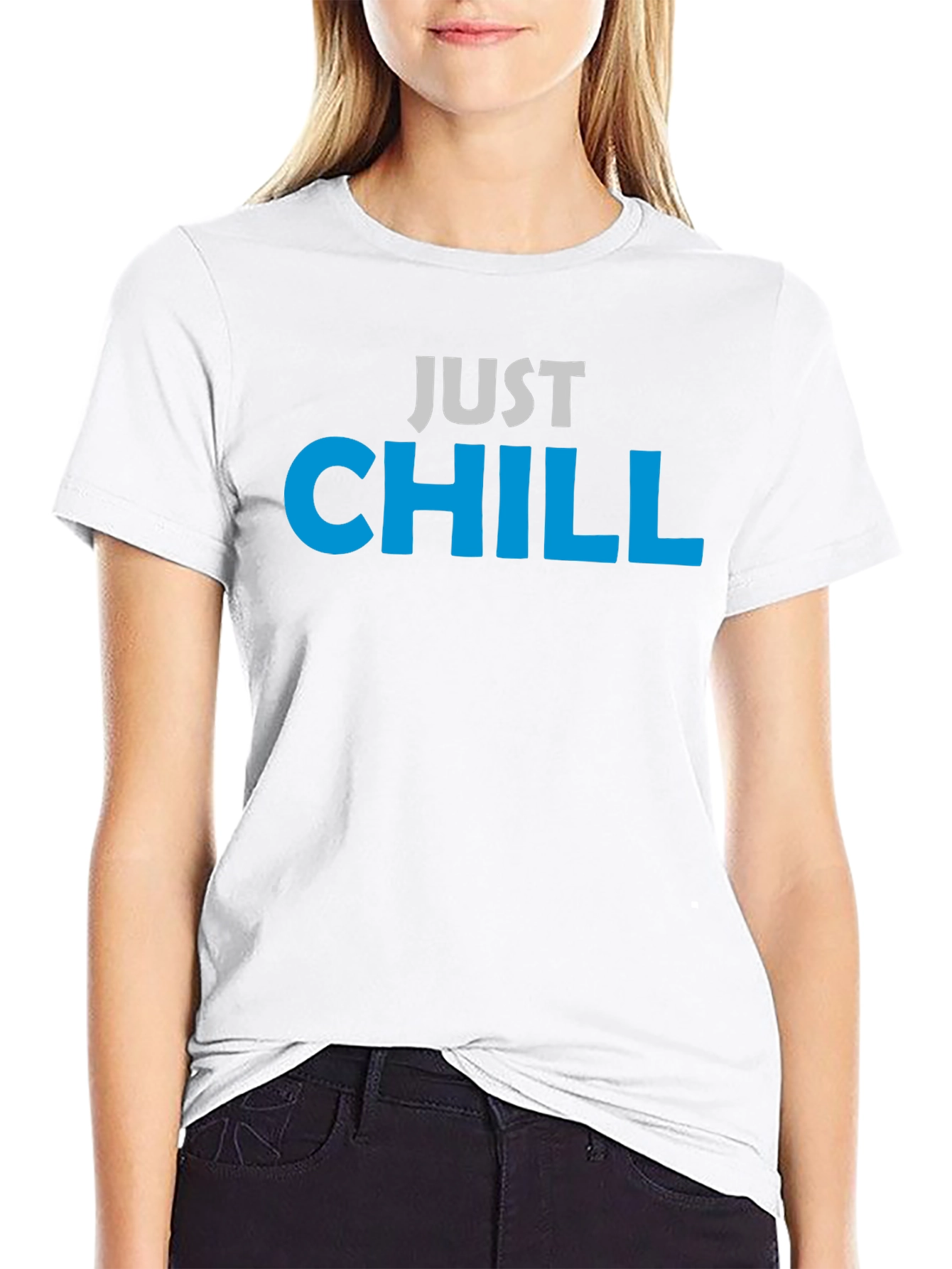Just Chill Graphic Tee - Relaxed Casual Comfort