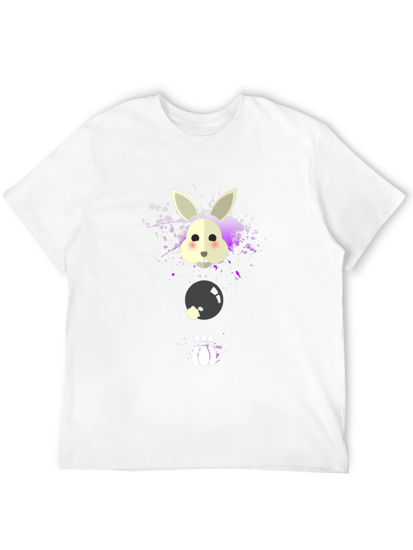 Bunny Bowling Strike Graphic Tee