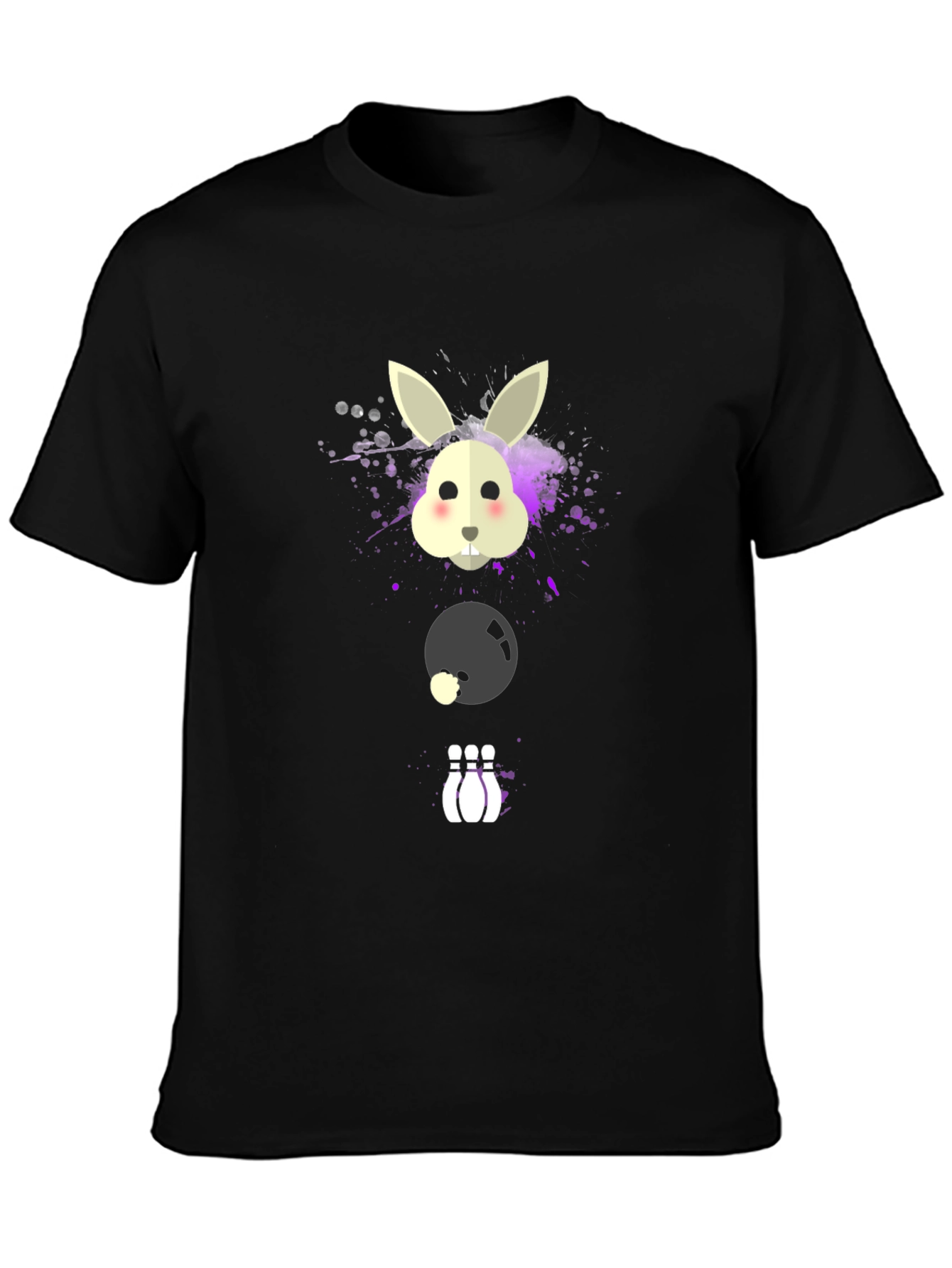 Bunny Bowling Strike Graphic Tee