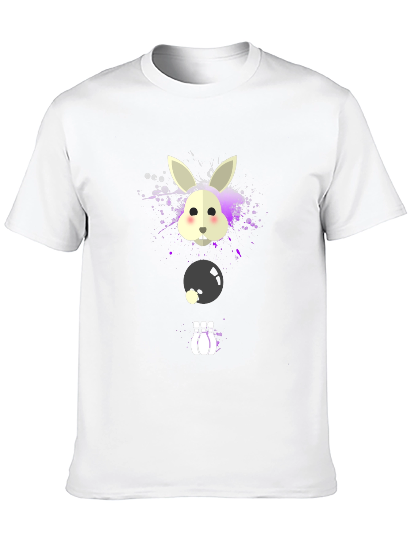 Bunny Bowling Strike Graphic Tee