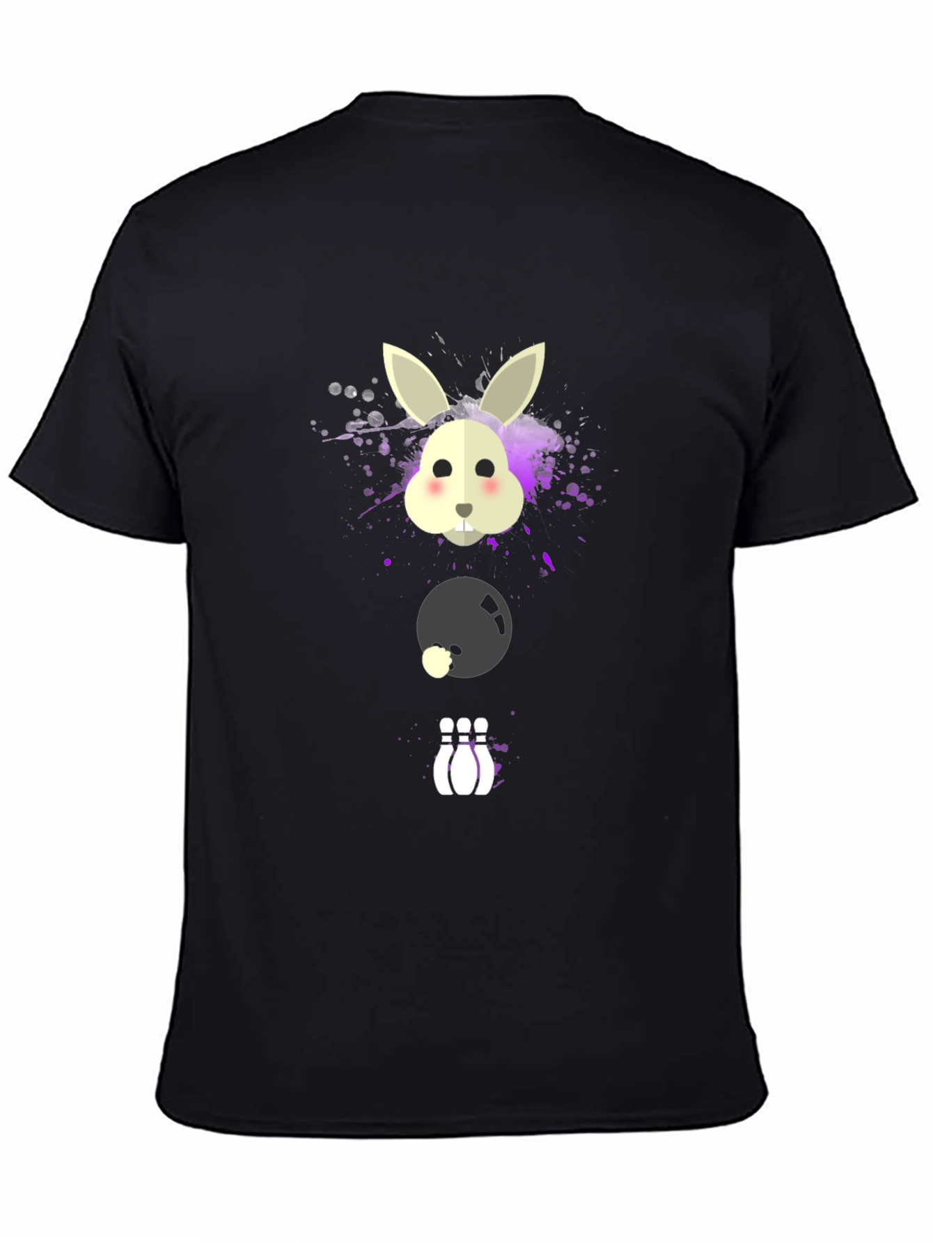 Bunny Bowling Strike Graphic Tee