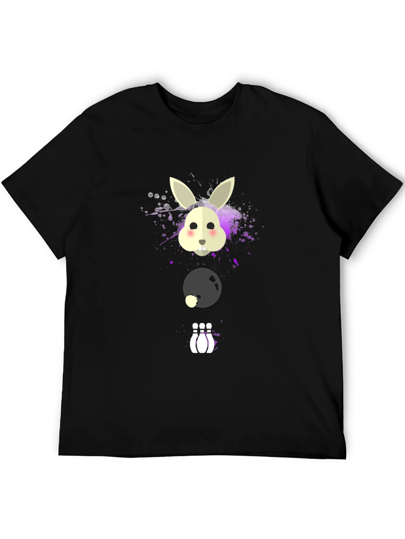 Bunny Bowling Strike Graphic Tee