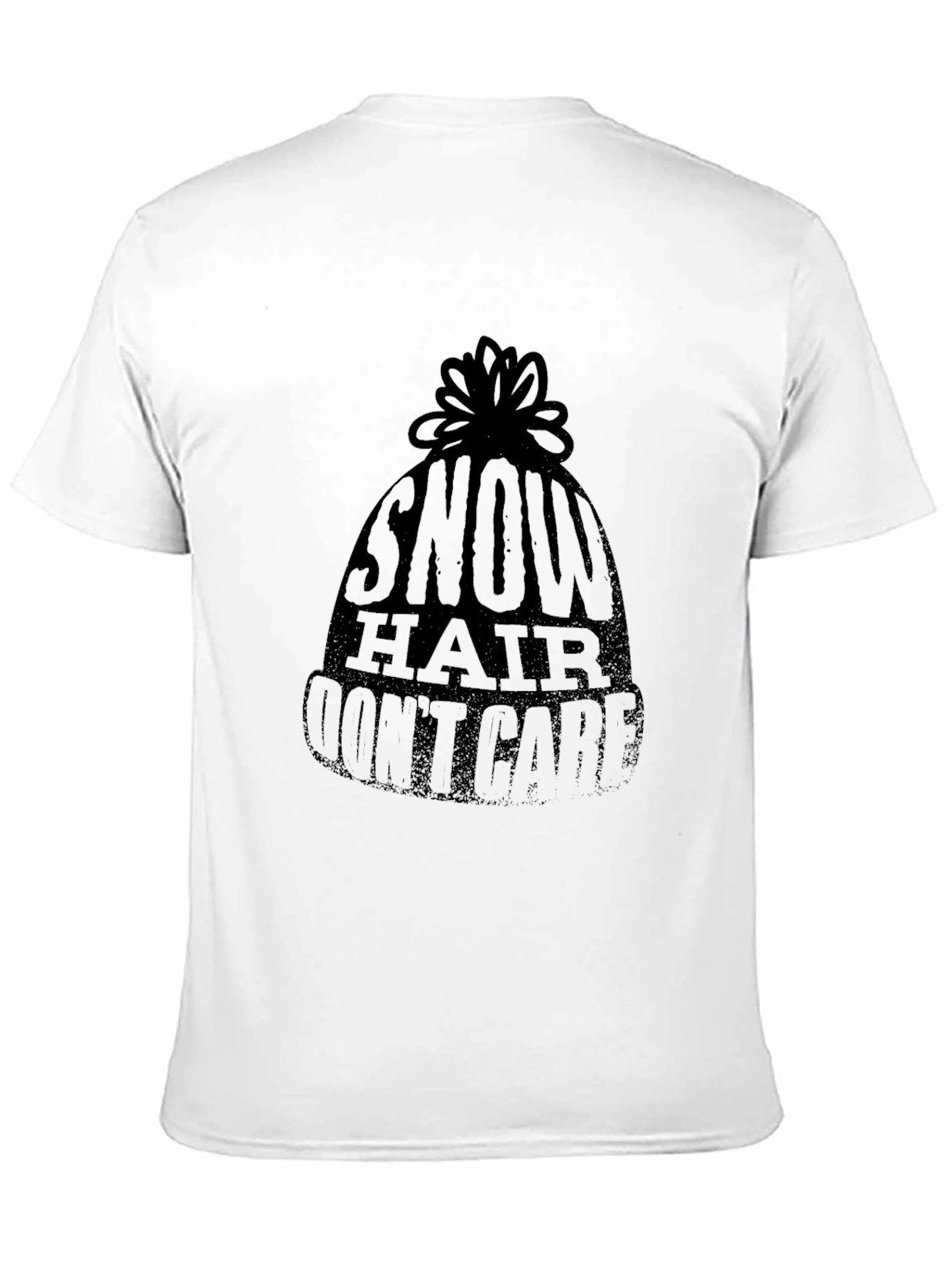 Snow Hair Dont Care T-Shirt - Winter Style
