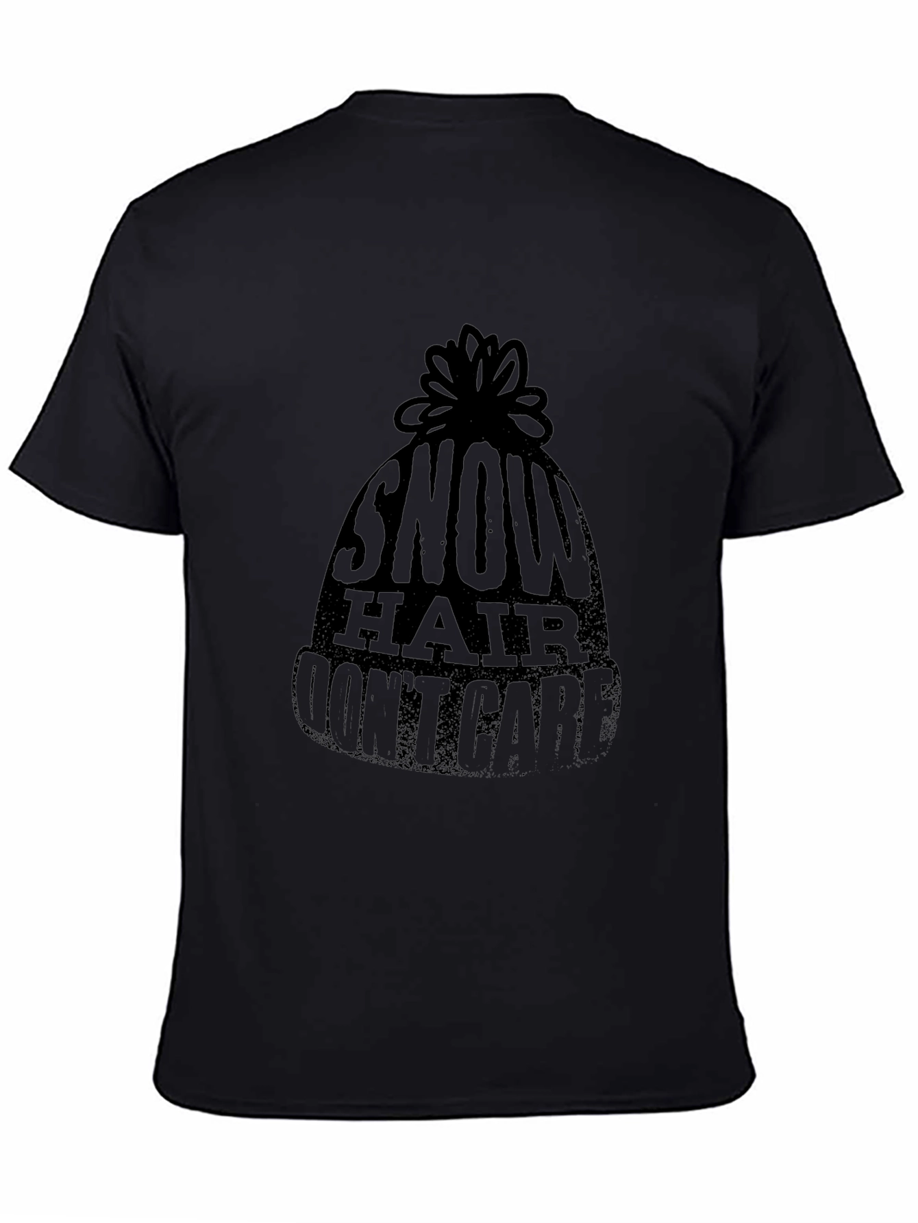 Snow Hair Dont Care T-Shirt - Winter Style