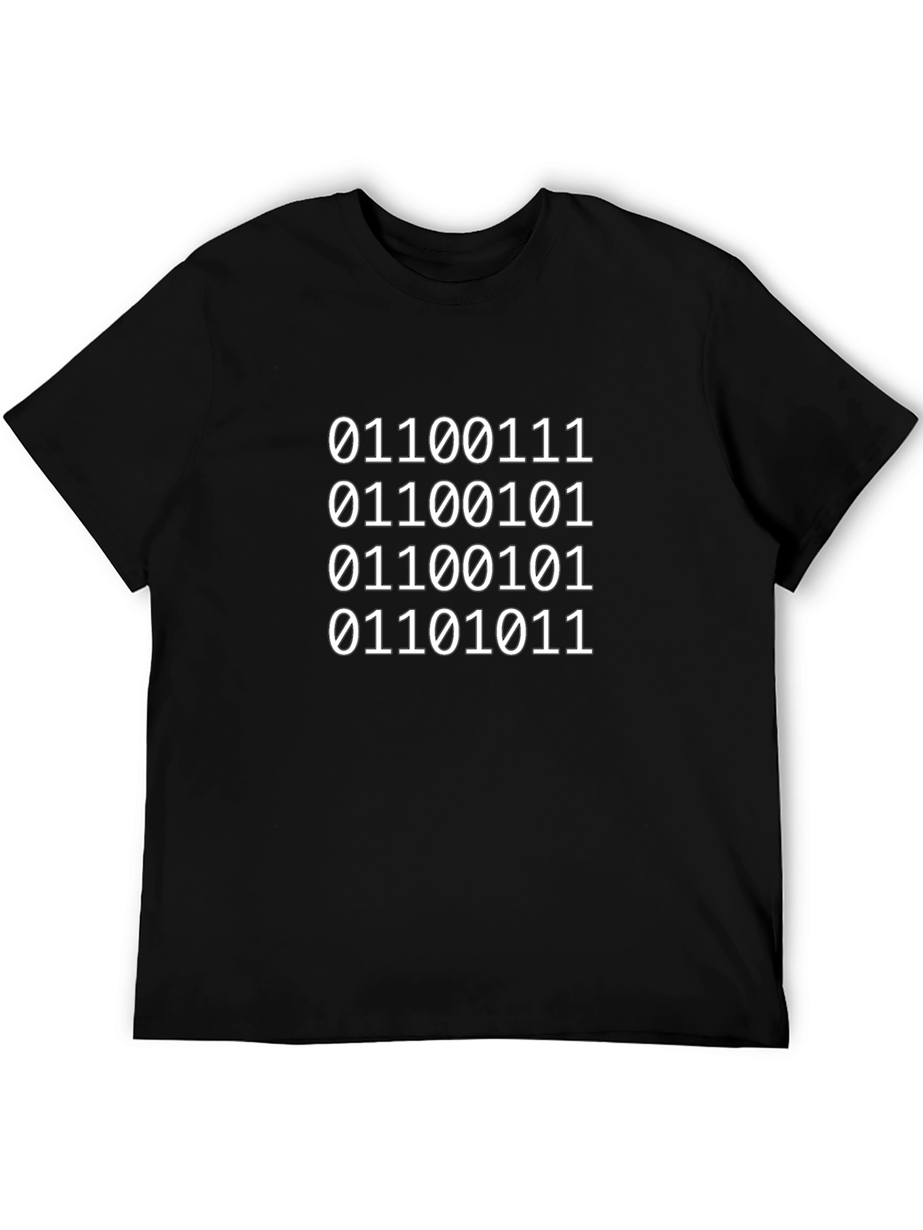 Binary Code T-Shirt - Programmer Style