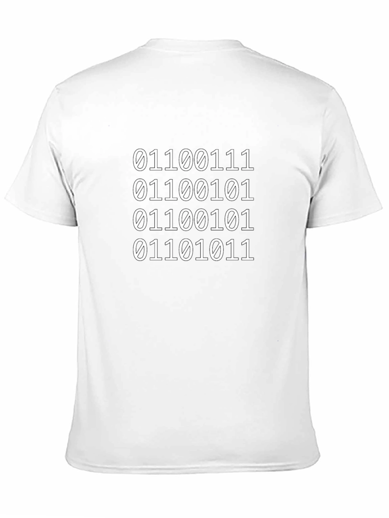 Binary Code T-Shirt - Programmer Style