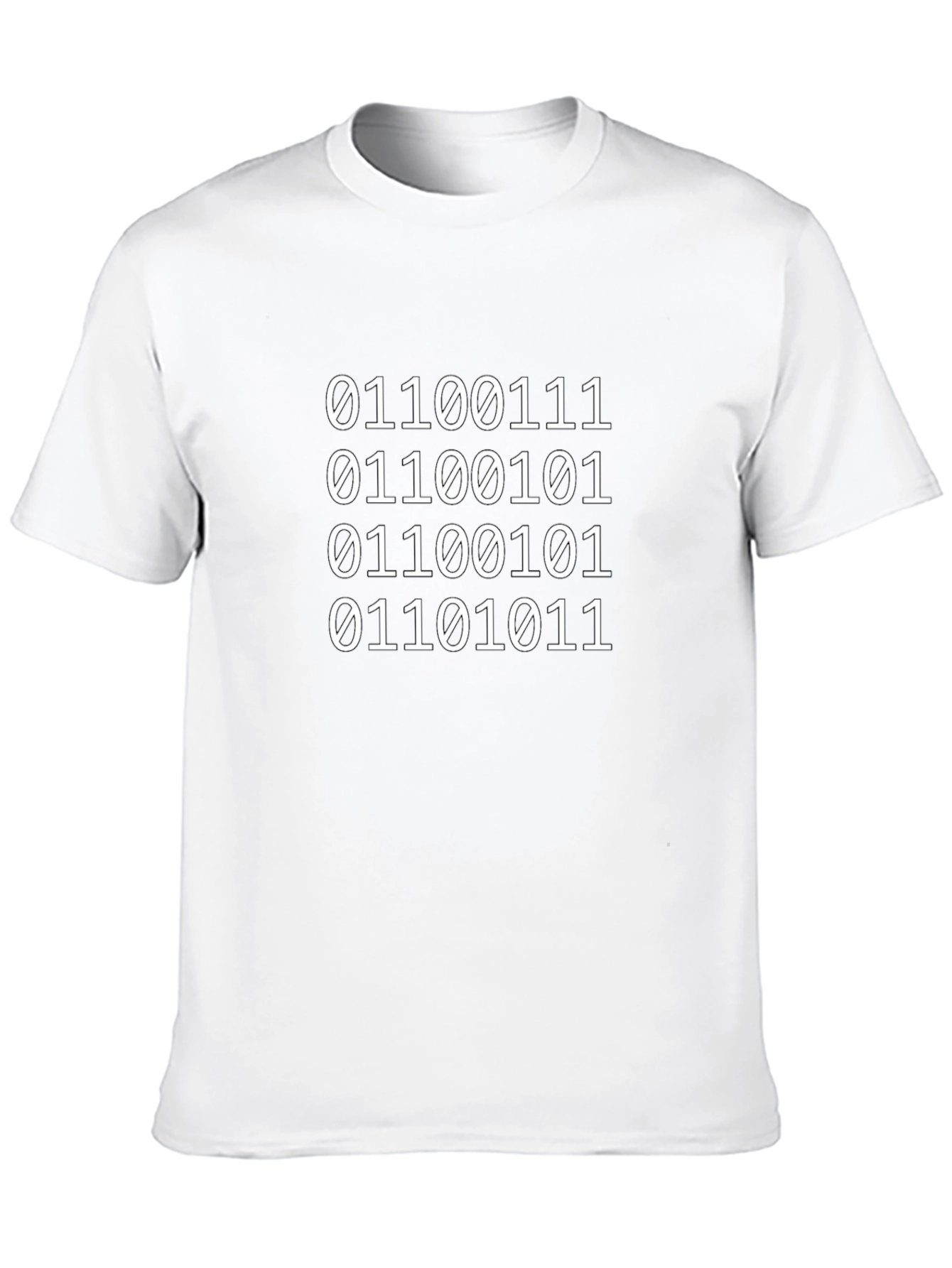 Binary Code T-Shirt - Programmer Style