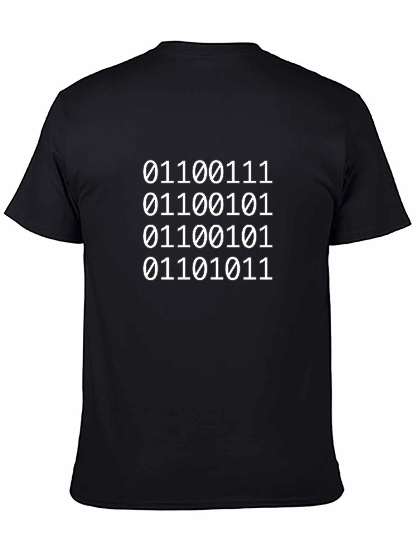 Binary Code T-Shirt - Programmer Style