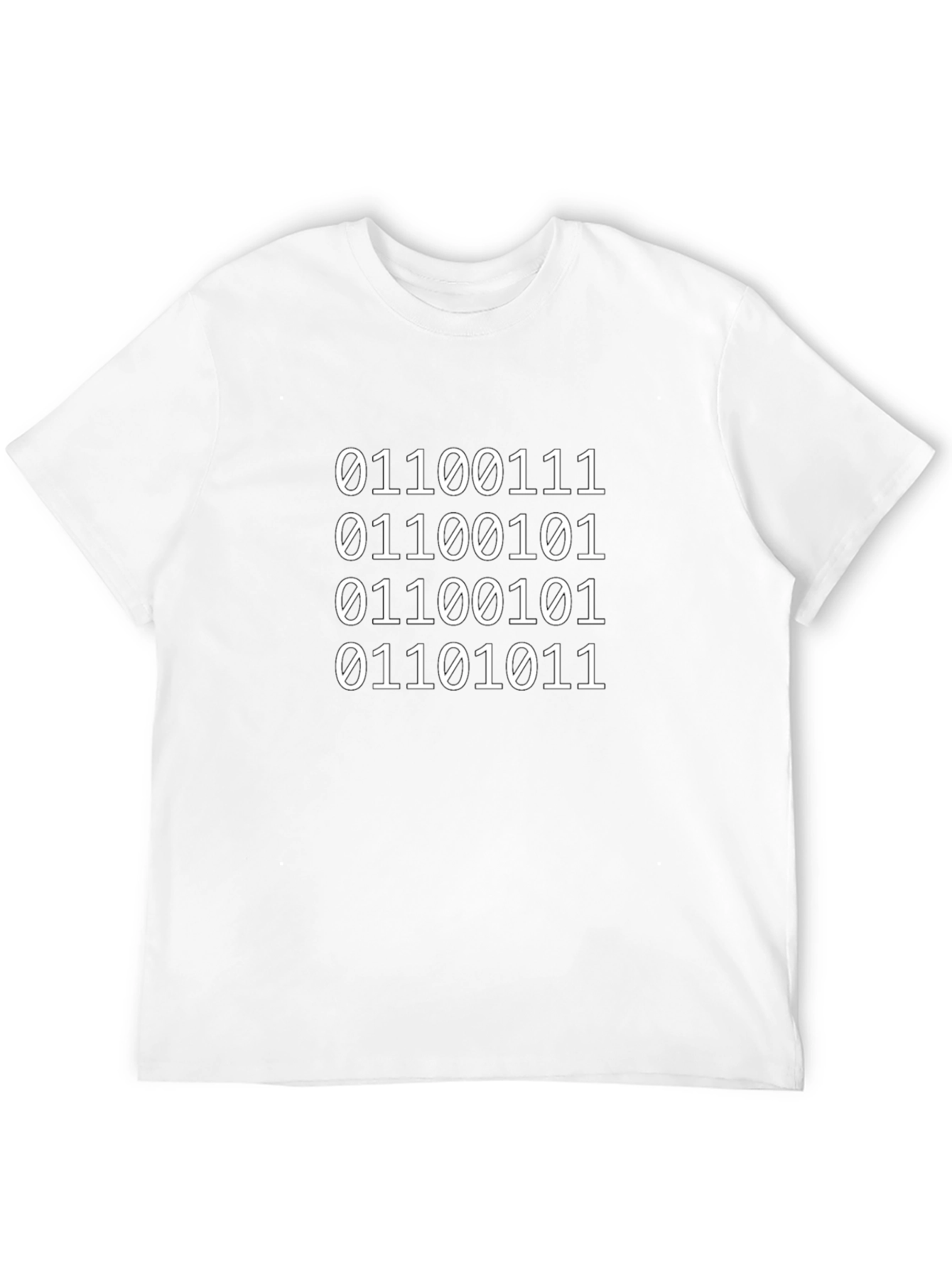 Binary Code T-Shirt - Programmer Style