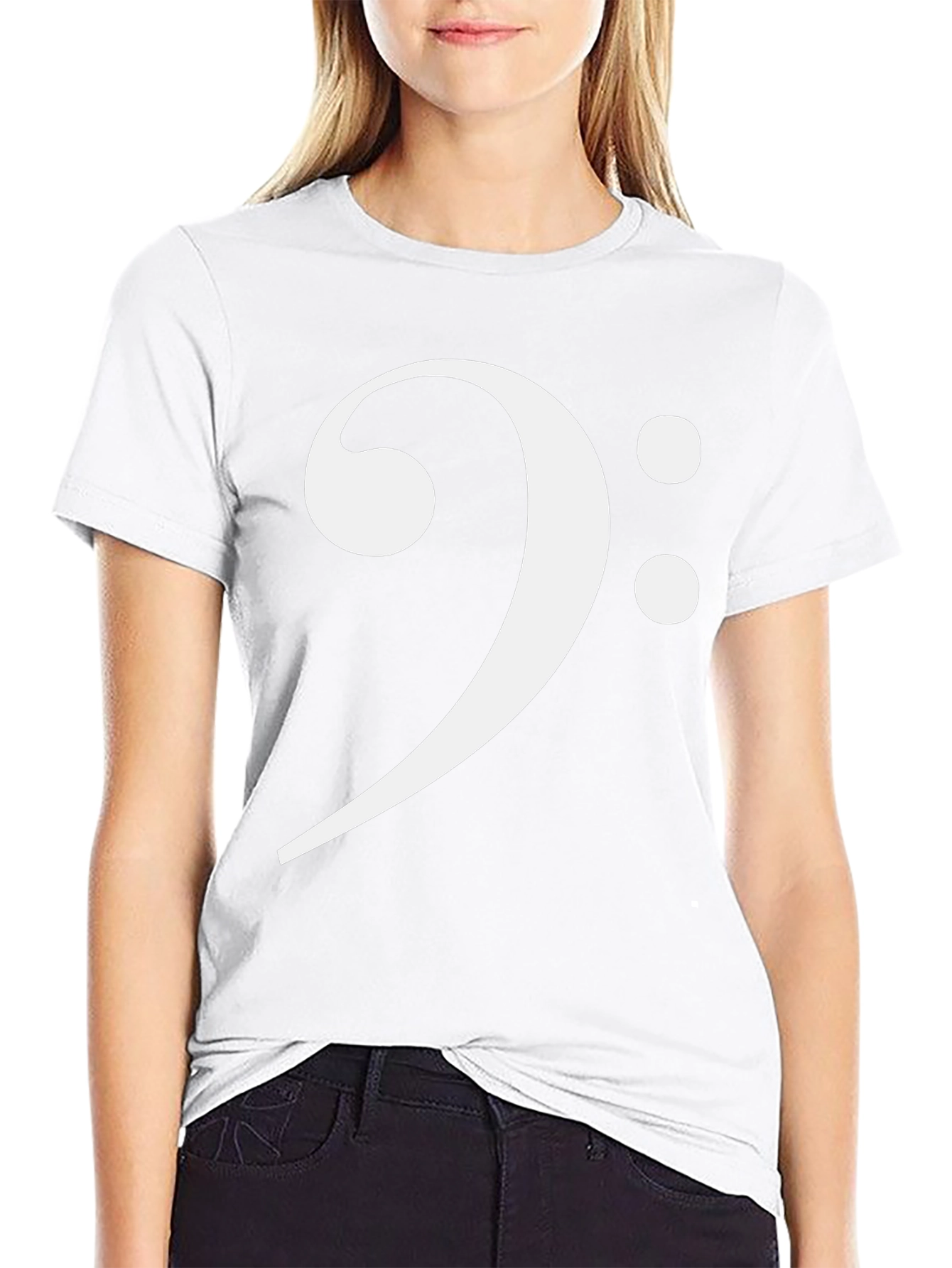 Bass Clef T-Shirt - Music Lover Tee