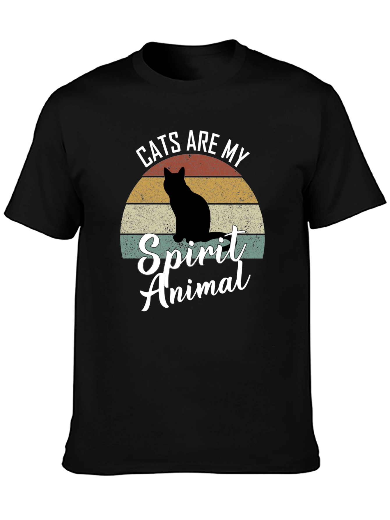 Cats Are My Spirit Animal Graphic Tee