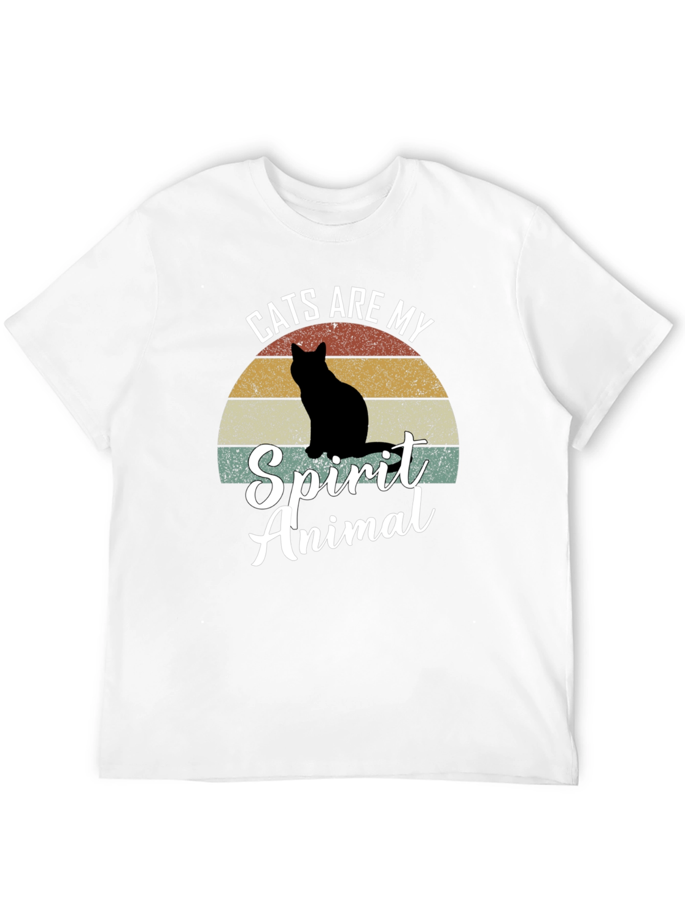 Cats Are My Spirit Animal Graphic Tee