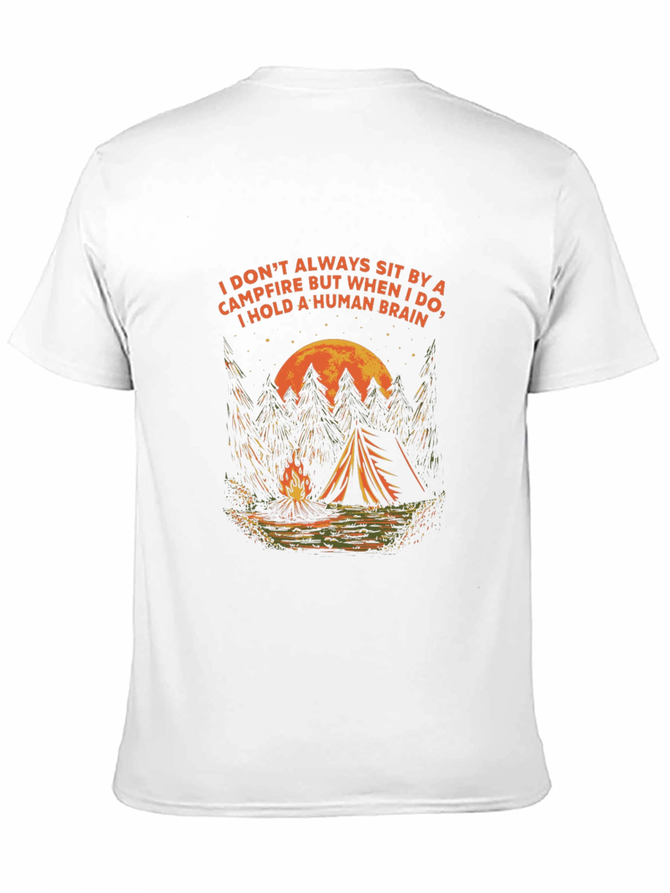 Campfire & Human Brain Graphic Tee