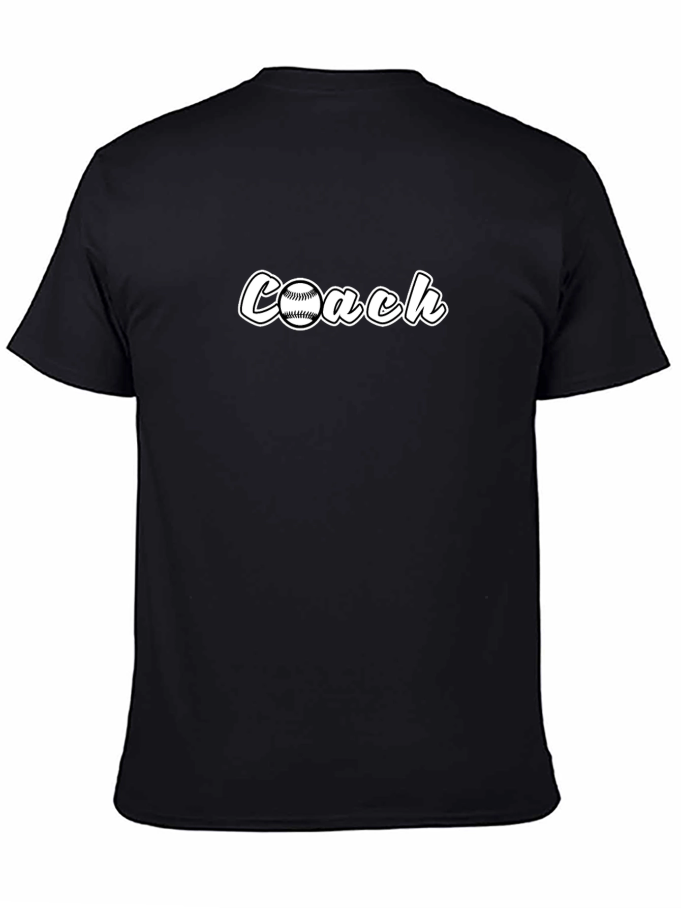Baseball Coach Black T-Shirt