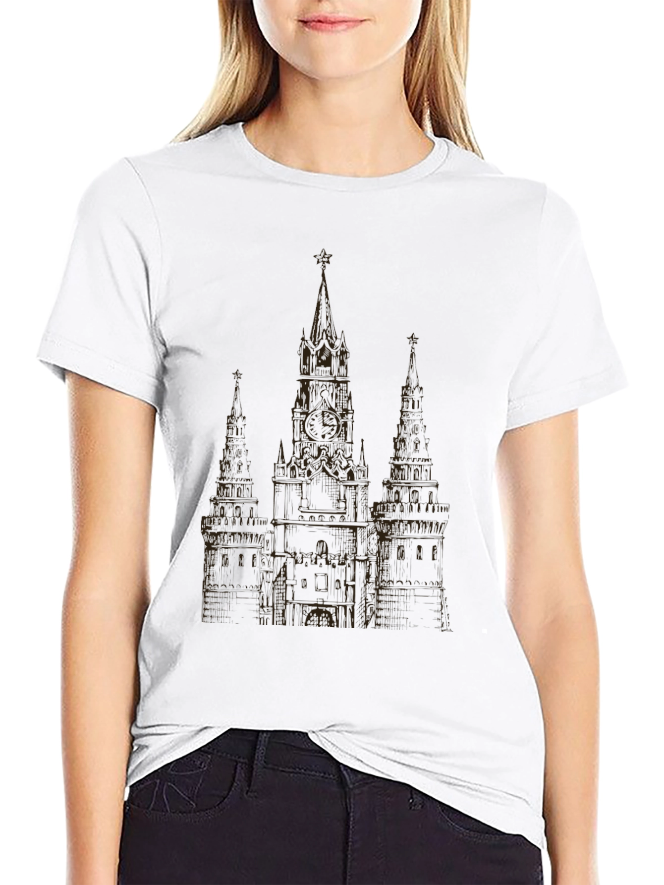 Kremlin Sketch Graphic T-Shirt