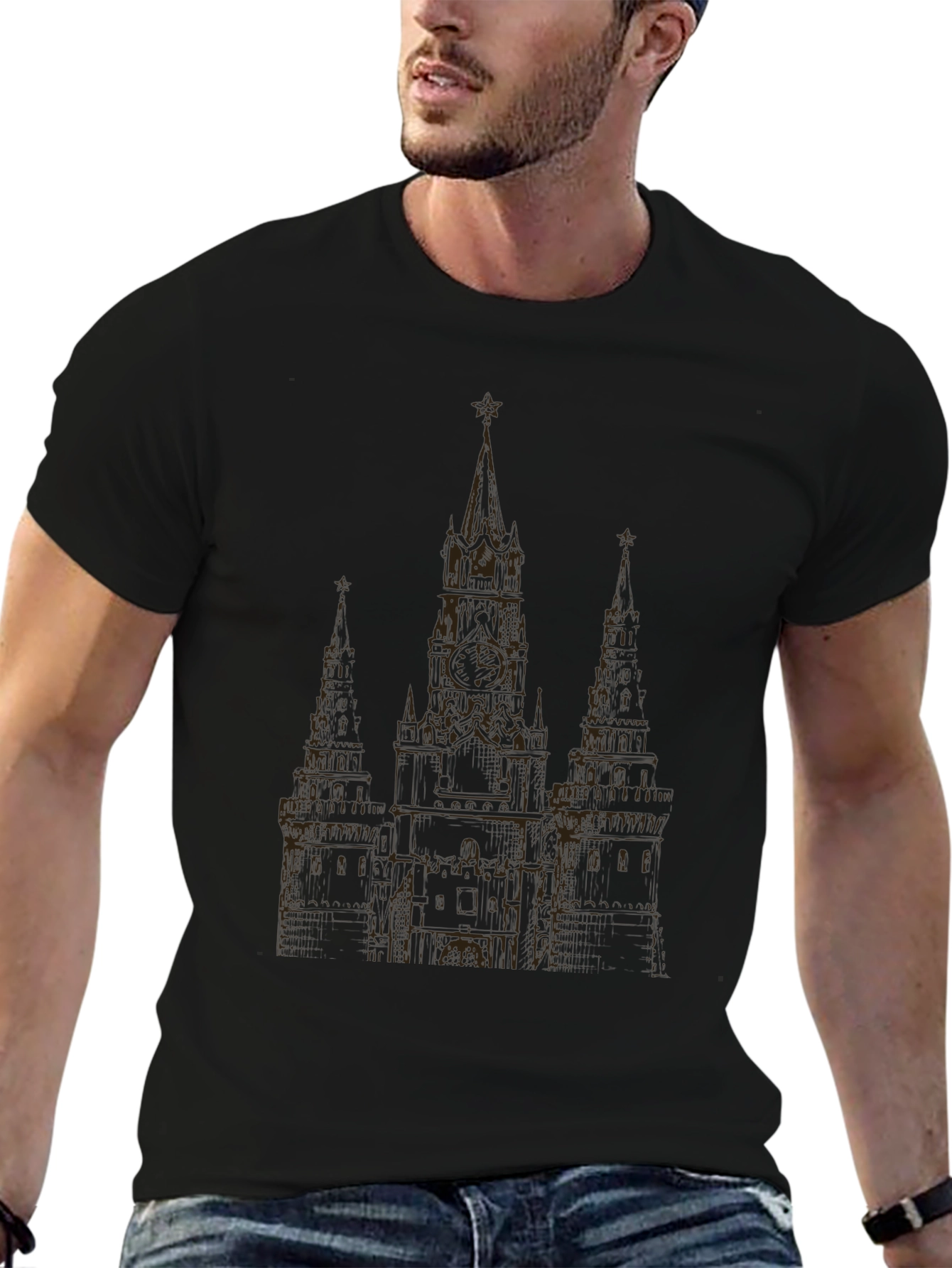 Kremlin Sketch Graphic T-Shirt