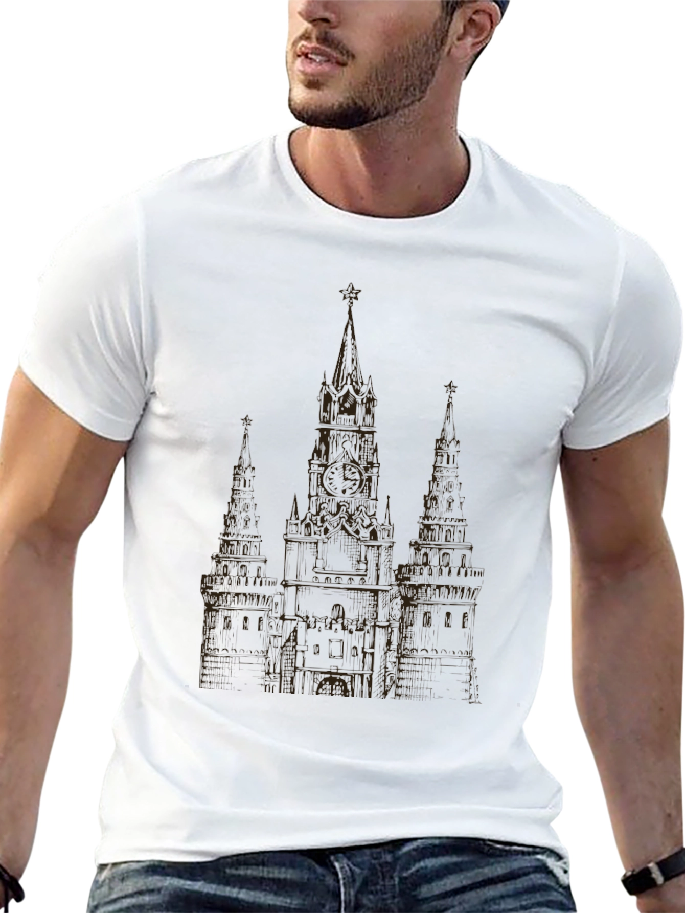 Kremlin Sketch Graphic T-Shirt