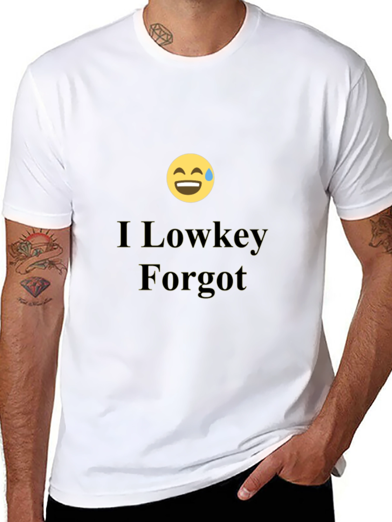 I Lowkey Forgot T-Shirt - Funny Graphic Tee