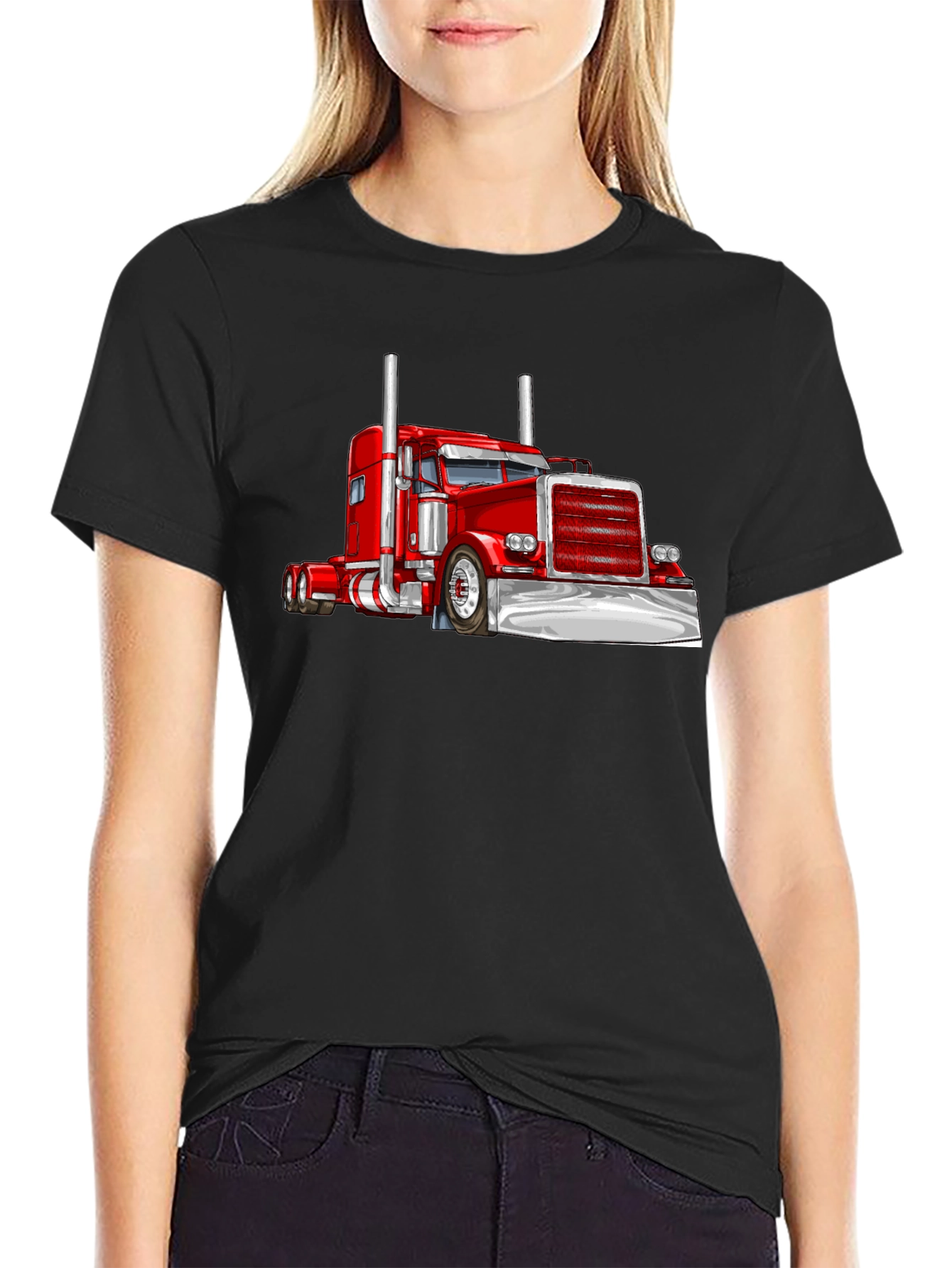Truck Graphic Black T-Shirt