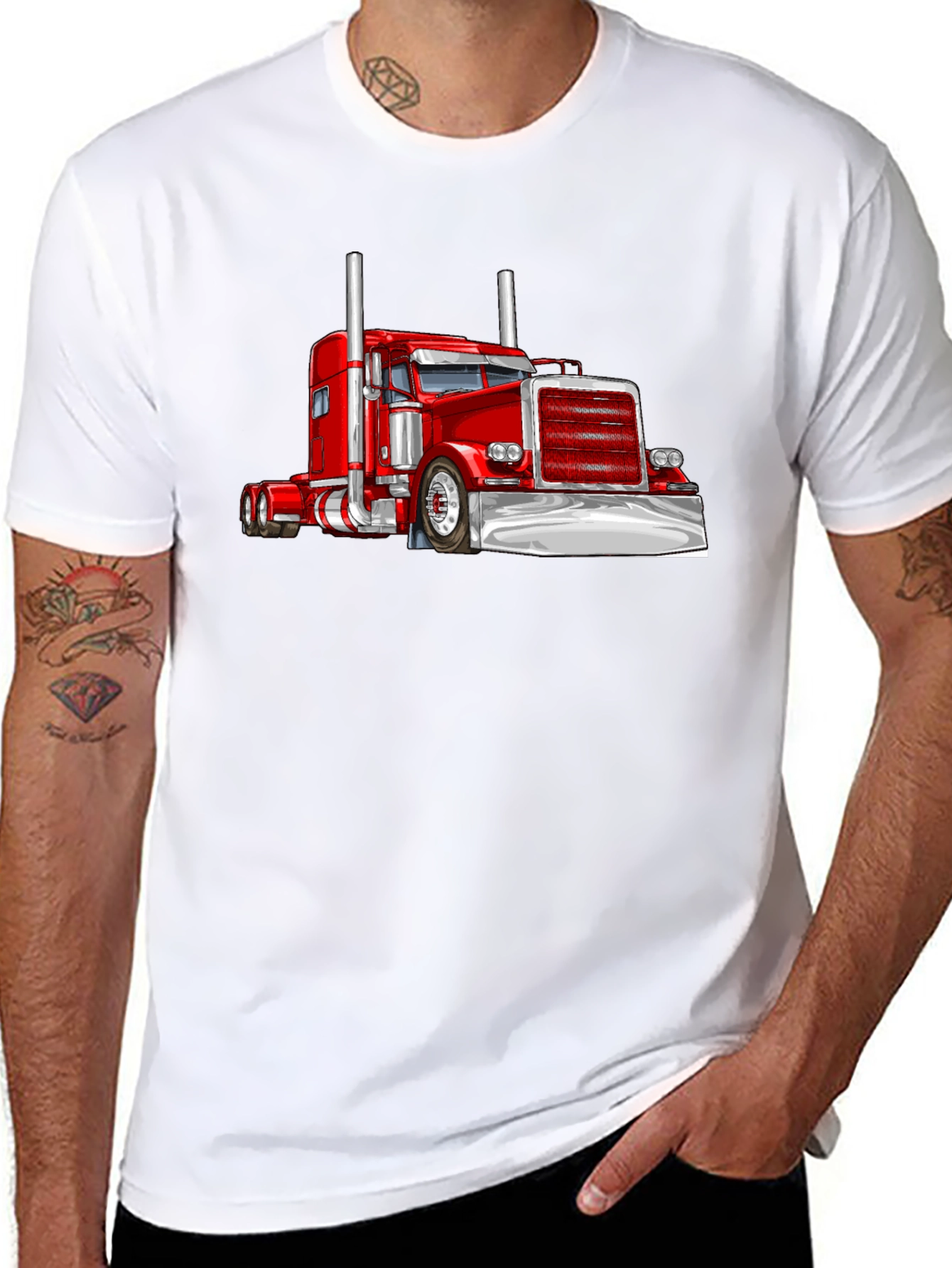 Truck Graphic Black T-Shirt