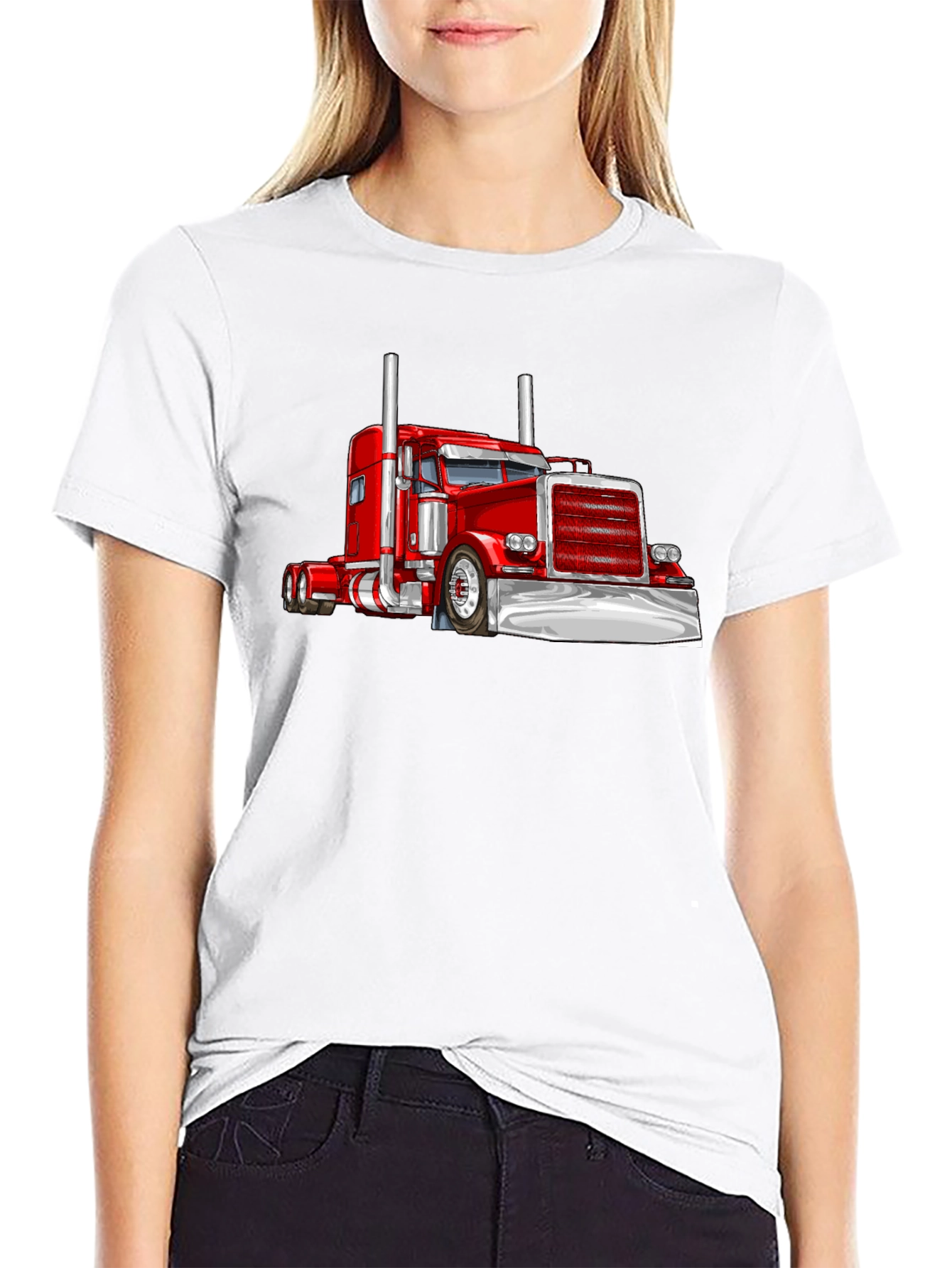 Truck Graphic Black T-Shirt