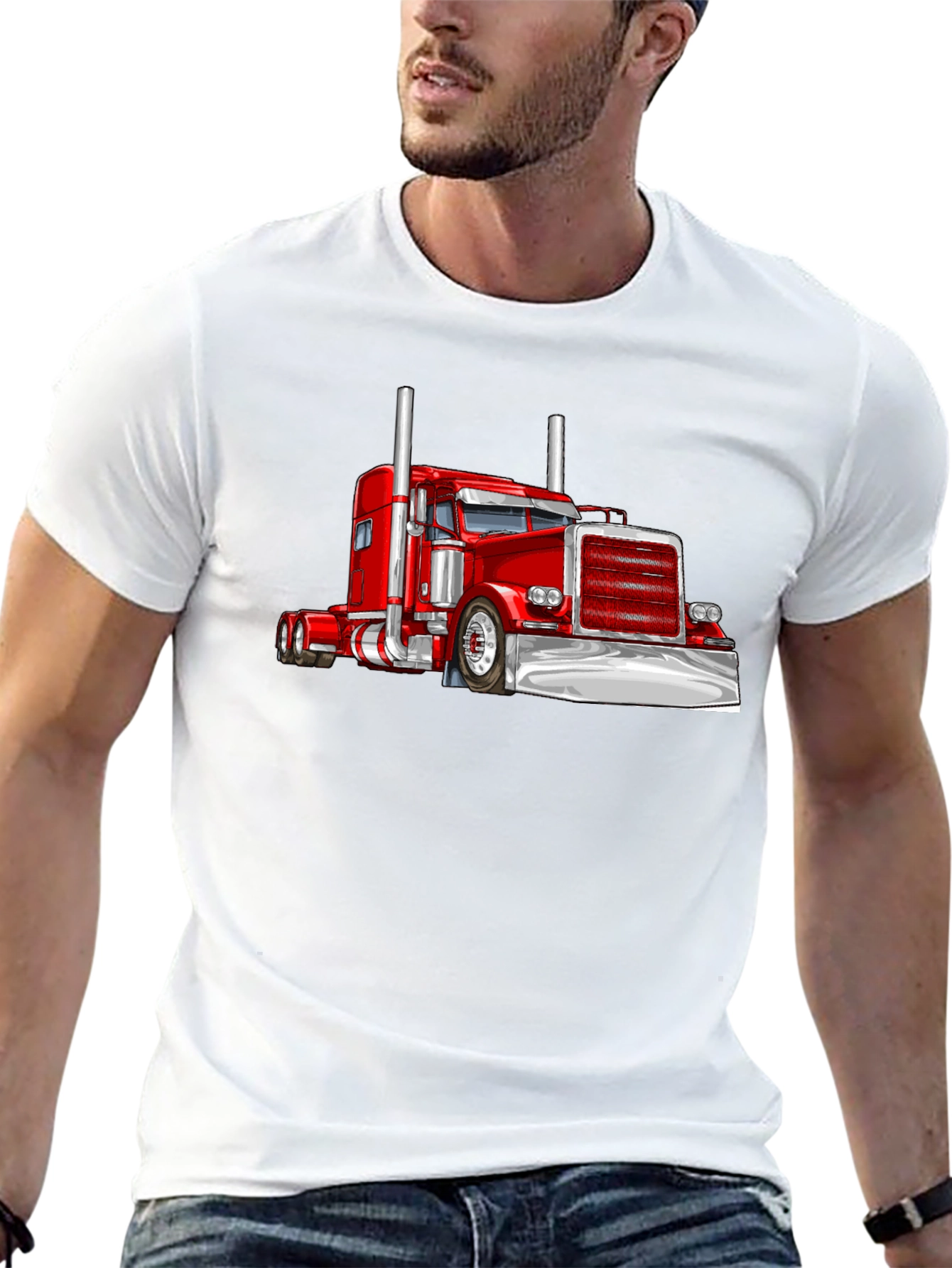 Truck Graphic Black T-Shirt