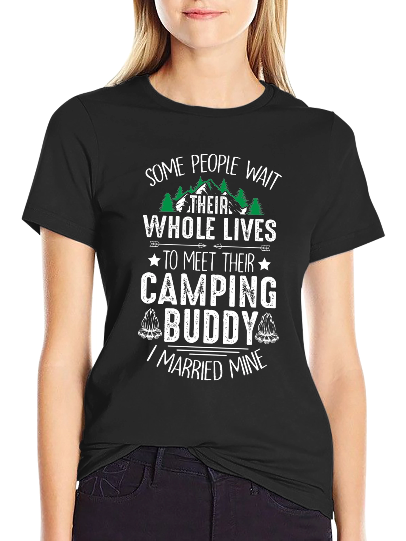 Camping Buddy T-Shirt - I Married Mine!
