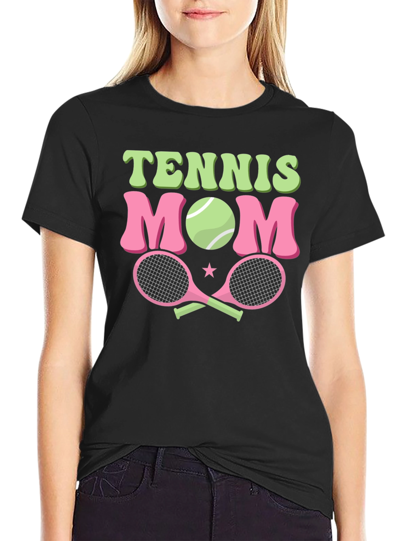 Tennis Mom Graphic T-Shirt