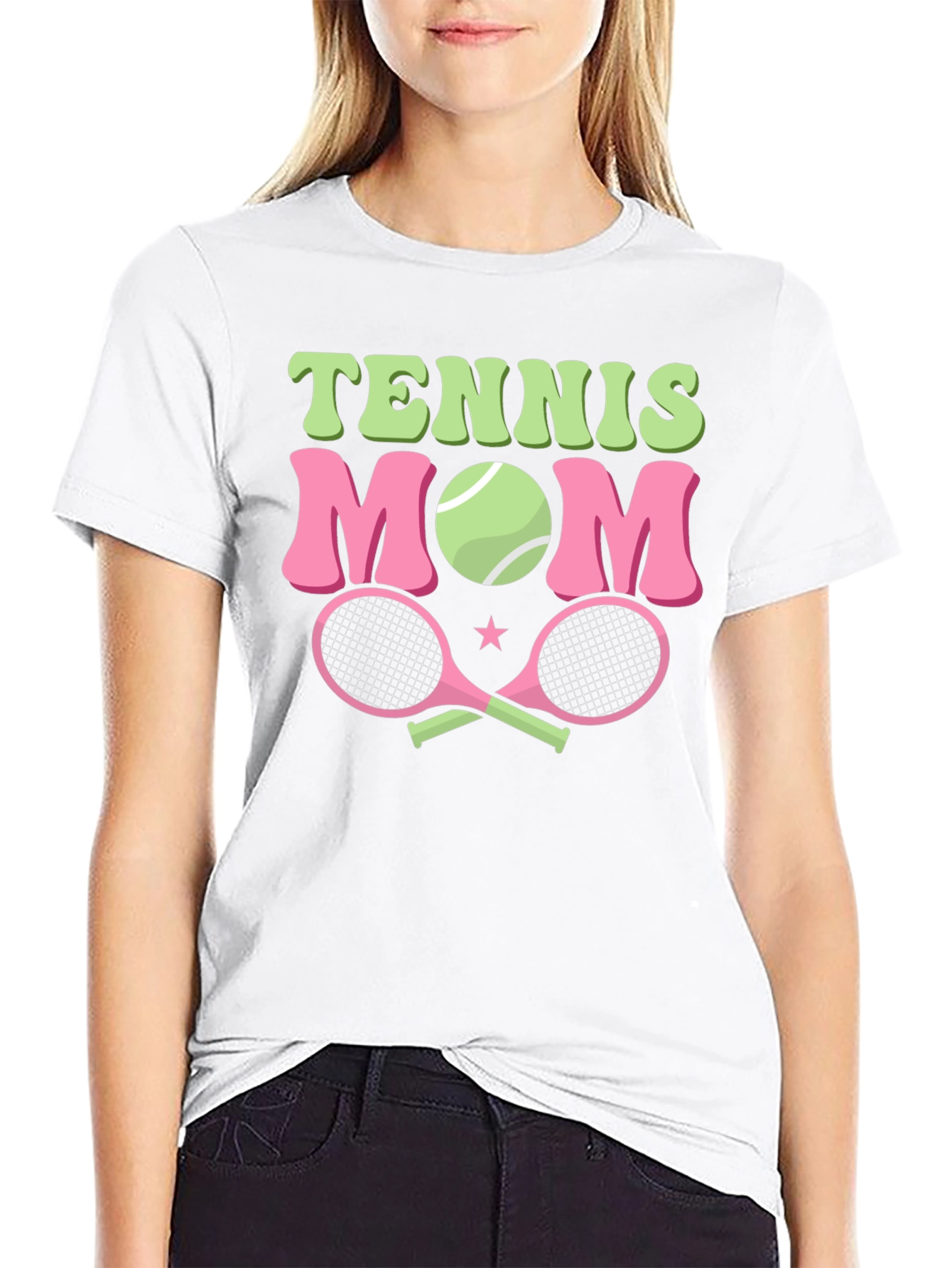 Tennis Mom Graphic T-Shirt