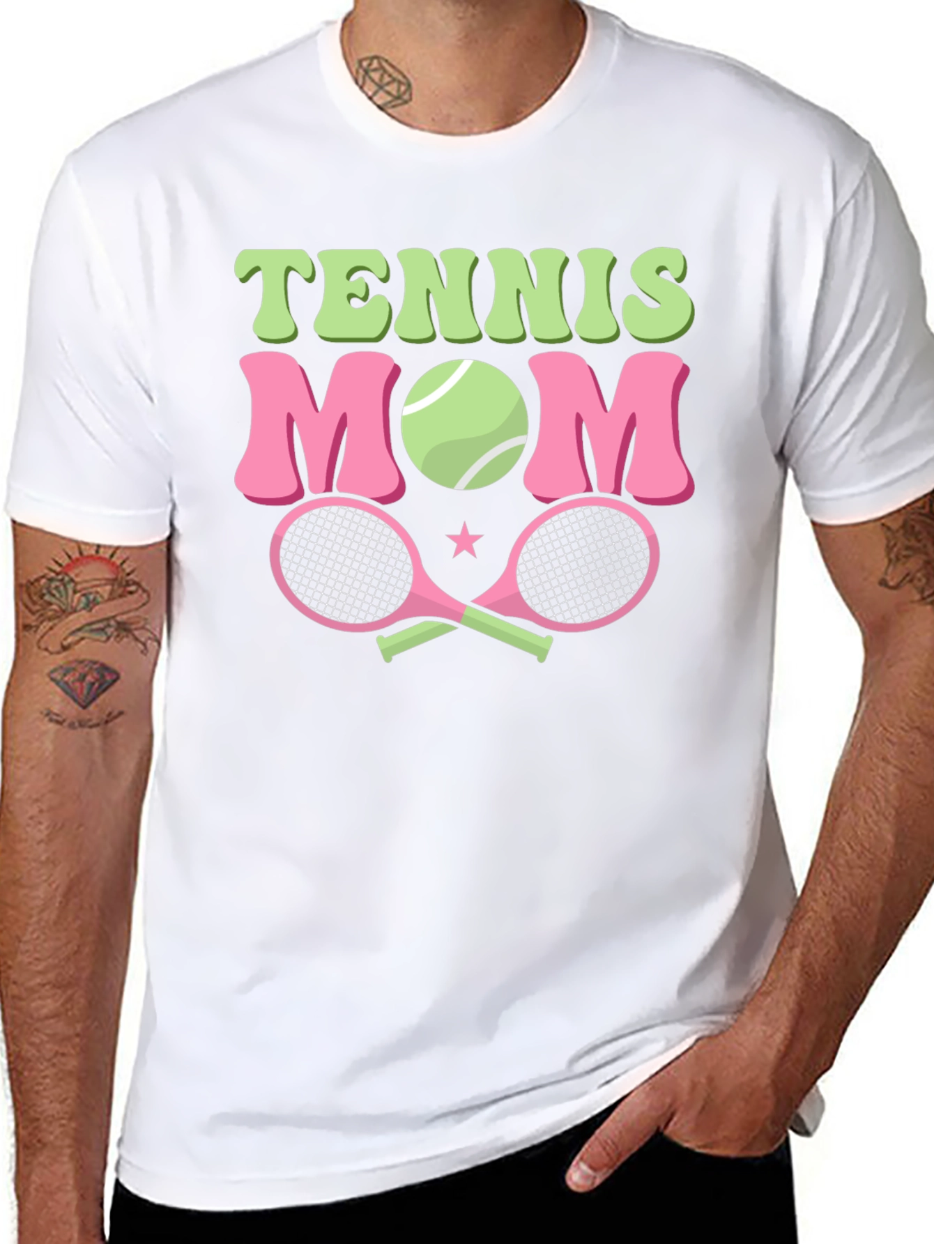Tennis Mom Graphic T-Shirt
