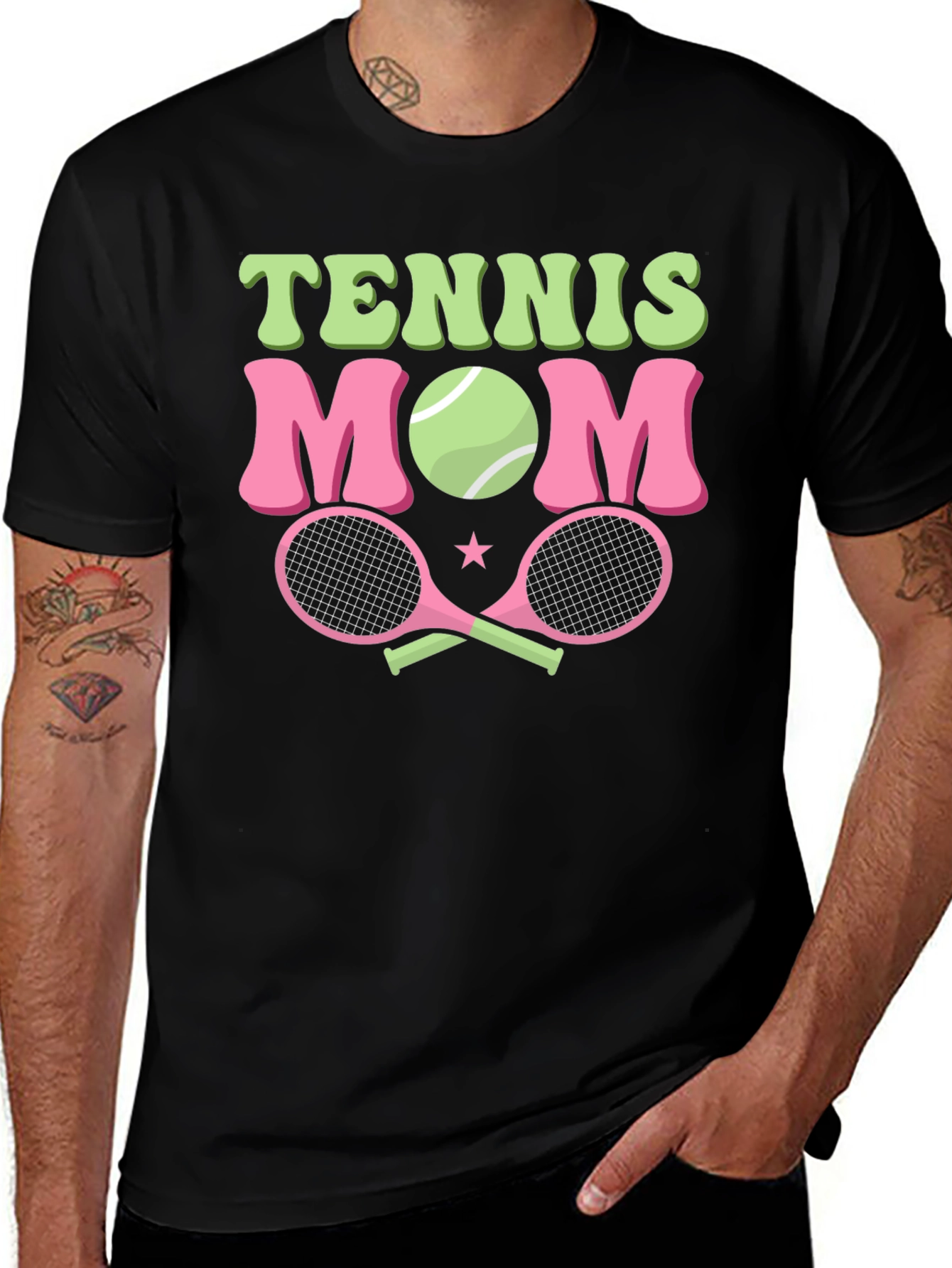 Tennis Mom Graphic T-Shirt