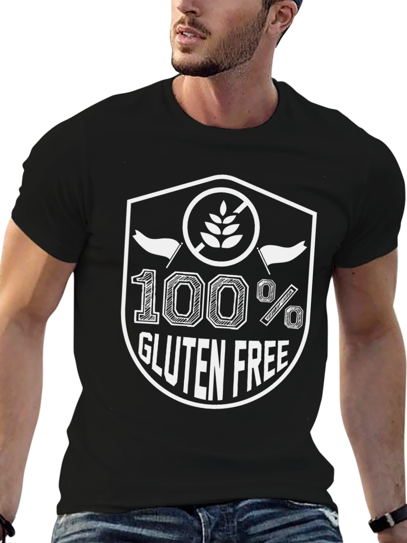 100% Gluten Free Graphic Tee - Allergy Friendly