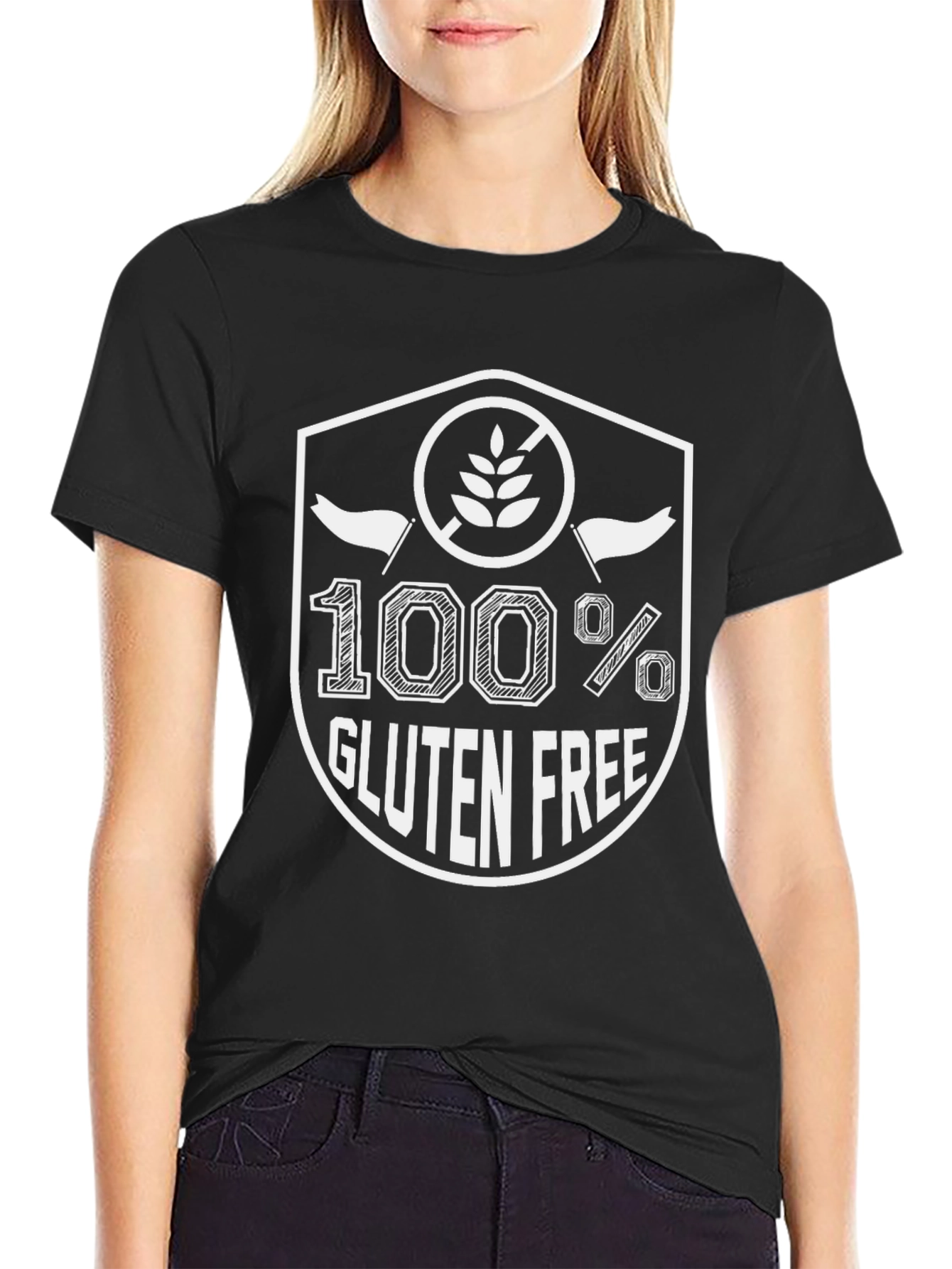 100% Gluten Free Graphic Tee - Allergy Friendly