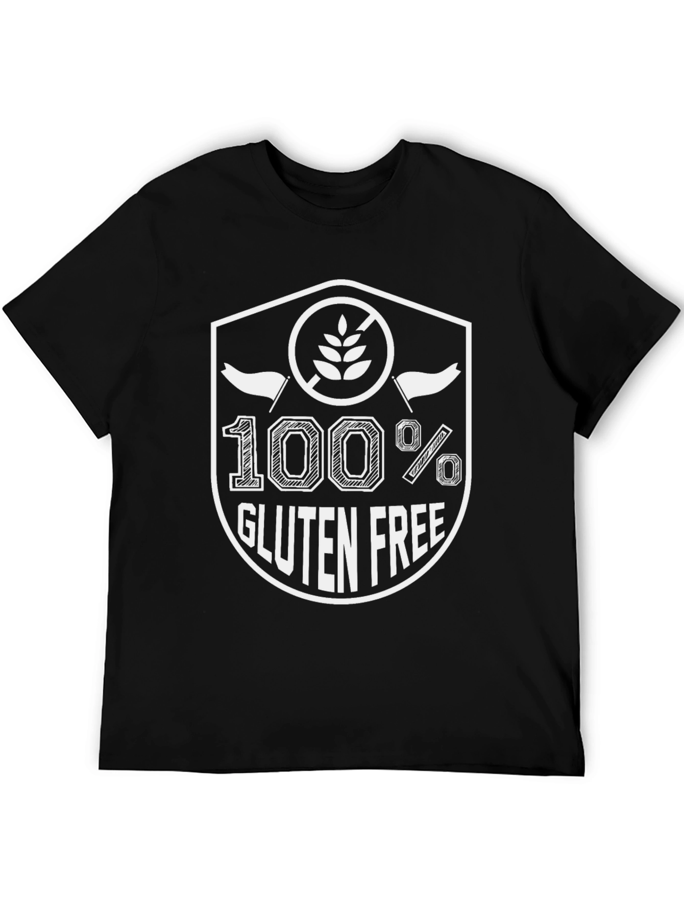100% Gluten Free Graphic Tee - Allergy Friendly