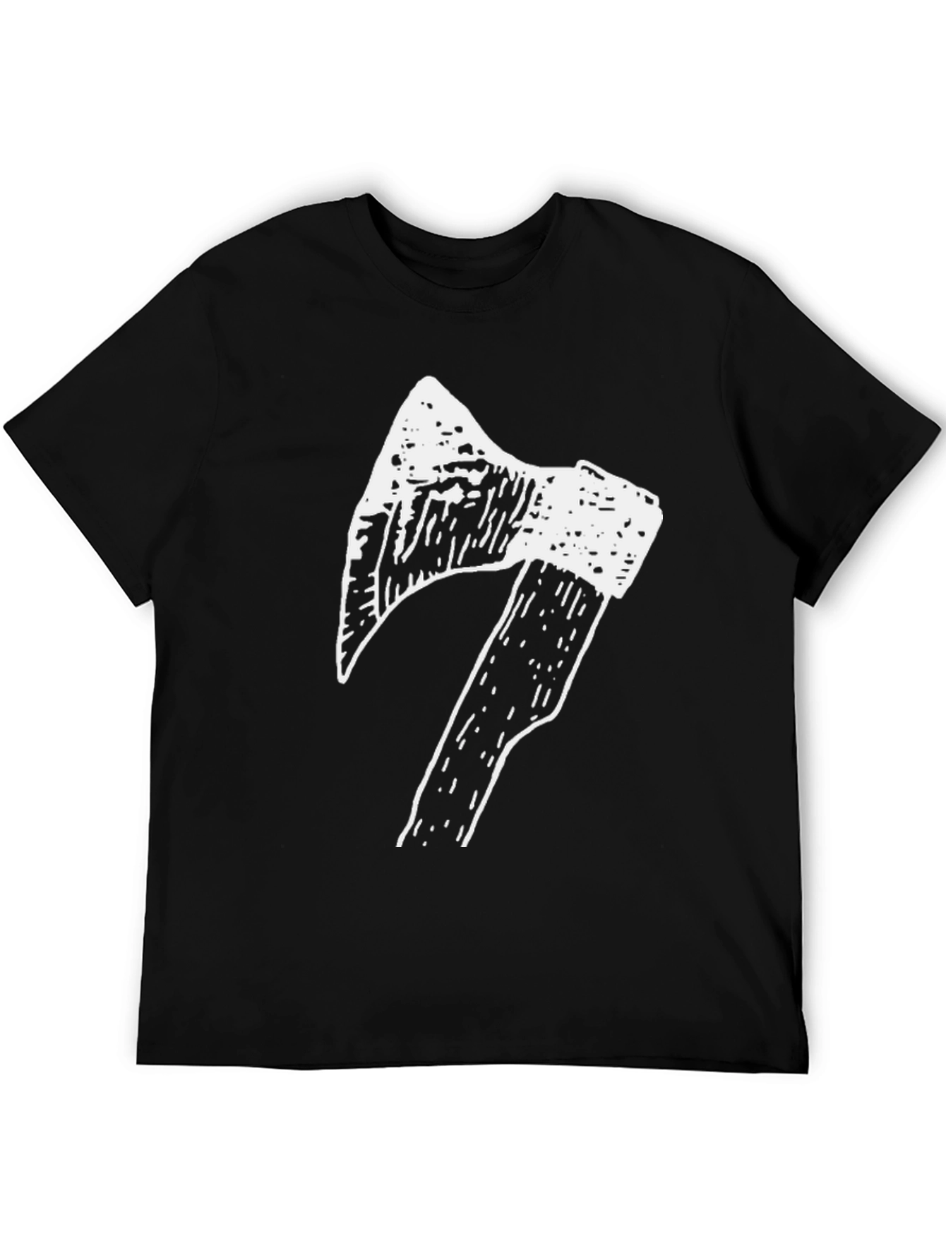 Axe Graphic T-Shirt - Black Cotton Tee