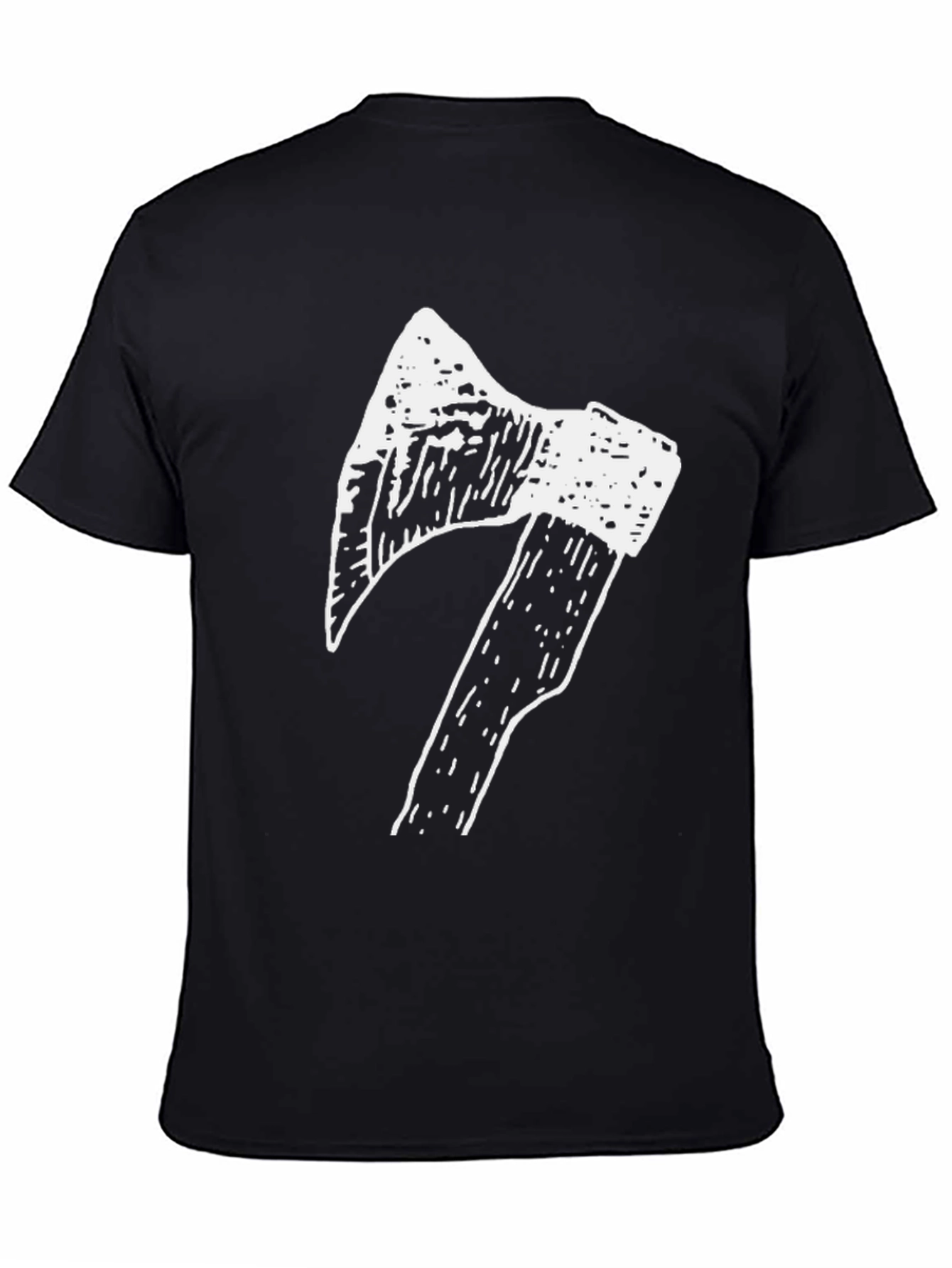 Axe Graphic T-Shirt - Black Cotton Tee