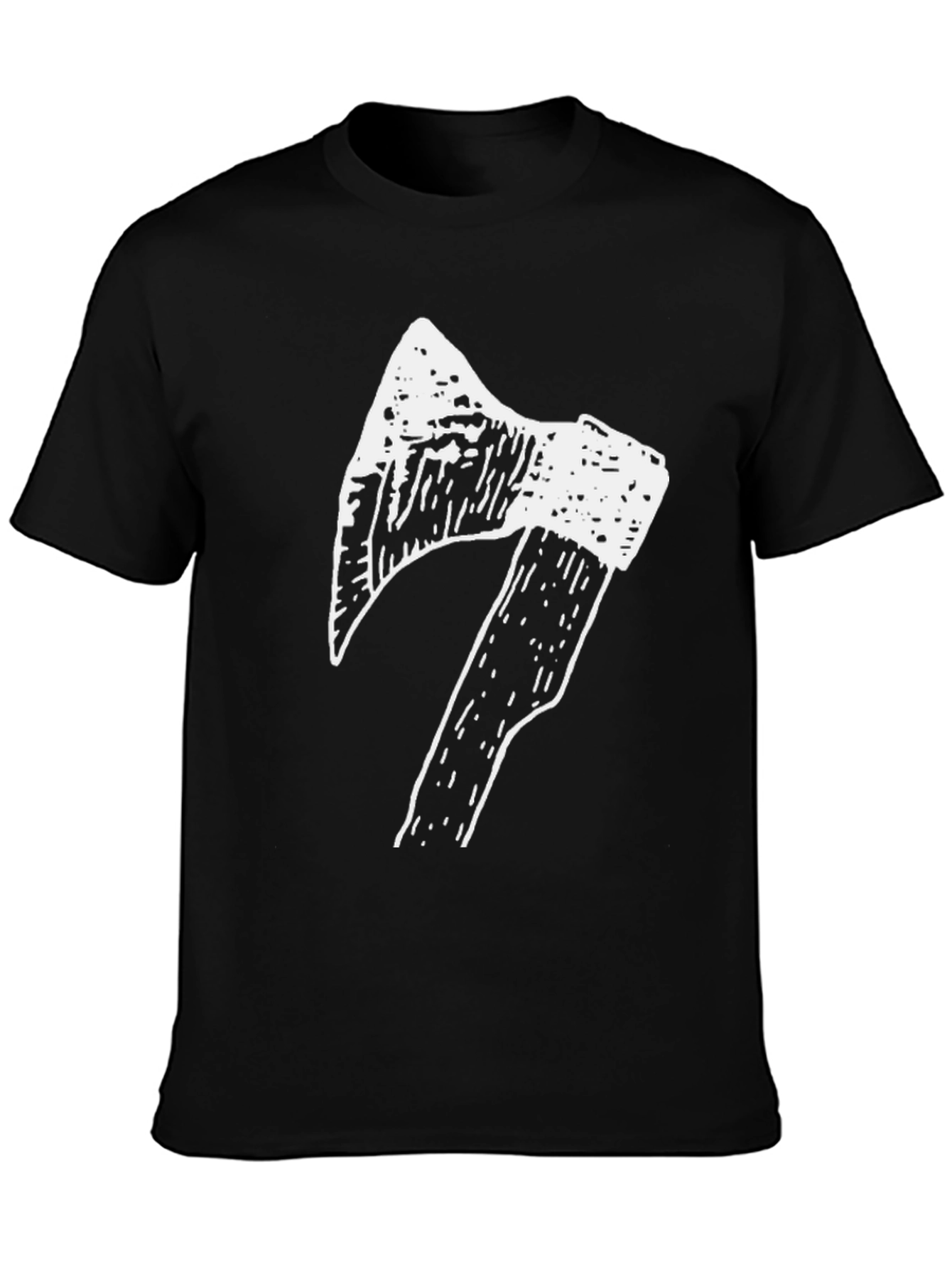 Axe Graphic T-Shirt - Black Cotton Tee