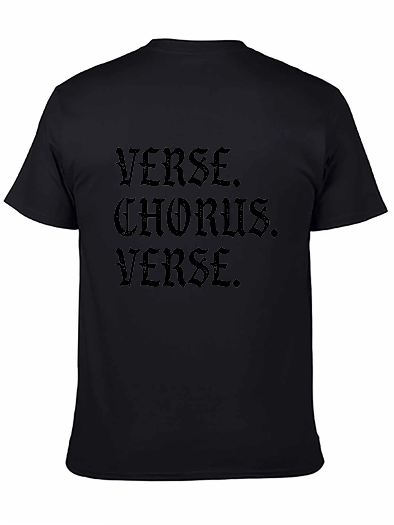 Verse Chorus Verse Black Graphic Tee