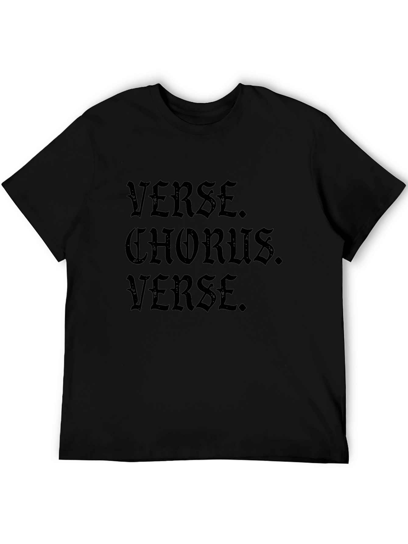 Verse Chorus Verse Black Graphic Tee