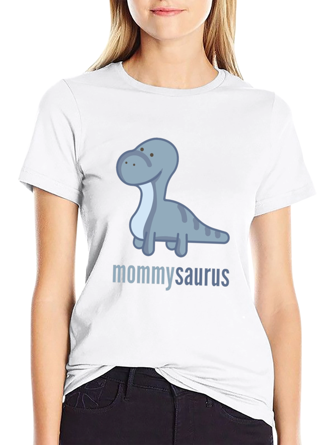 Mommysaurus Dinosaur Graphic T-Shirt