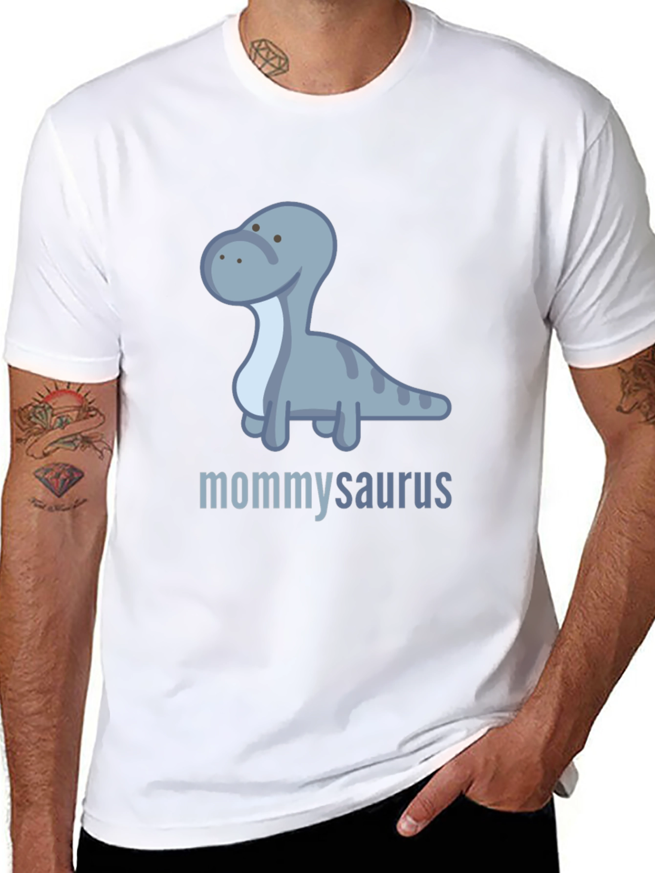 Mommysaurus Dinosaur Graphic T-Shirt