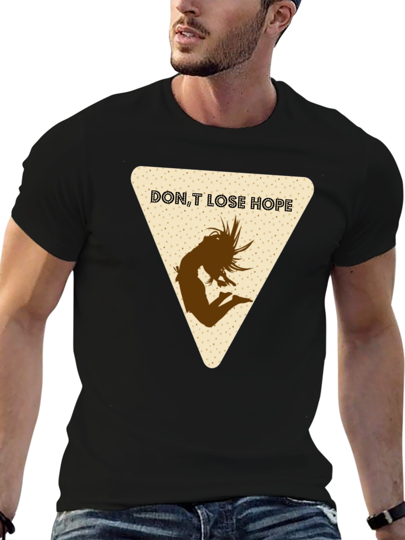 Dont Lose Hope Graphic Tee - Black