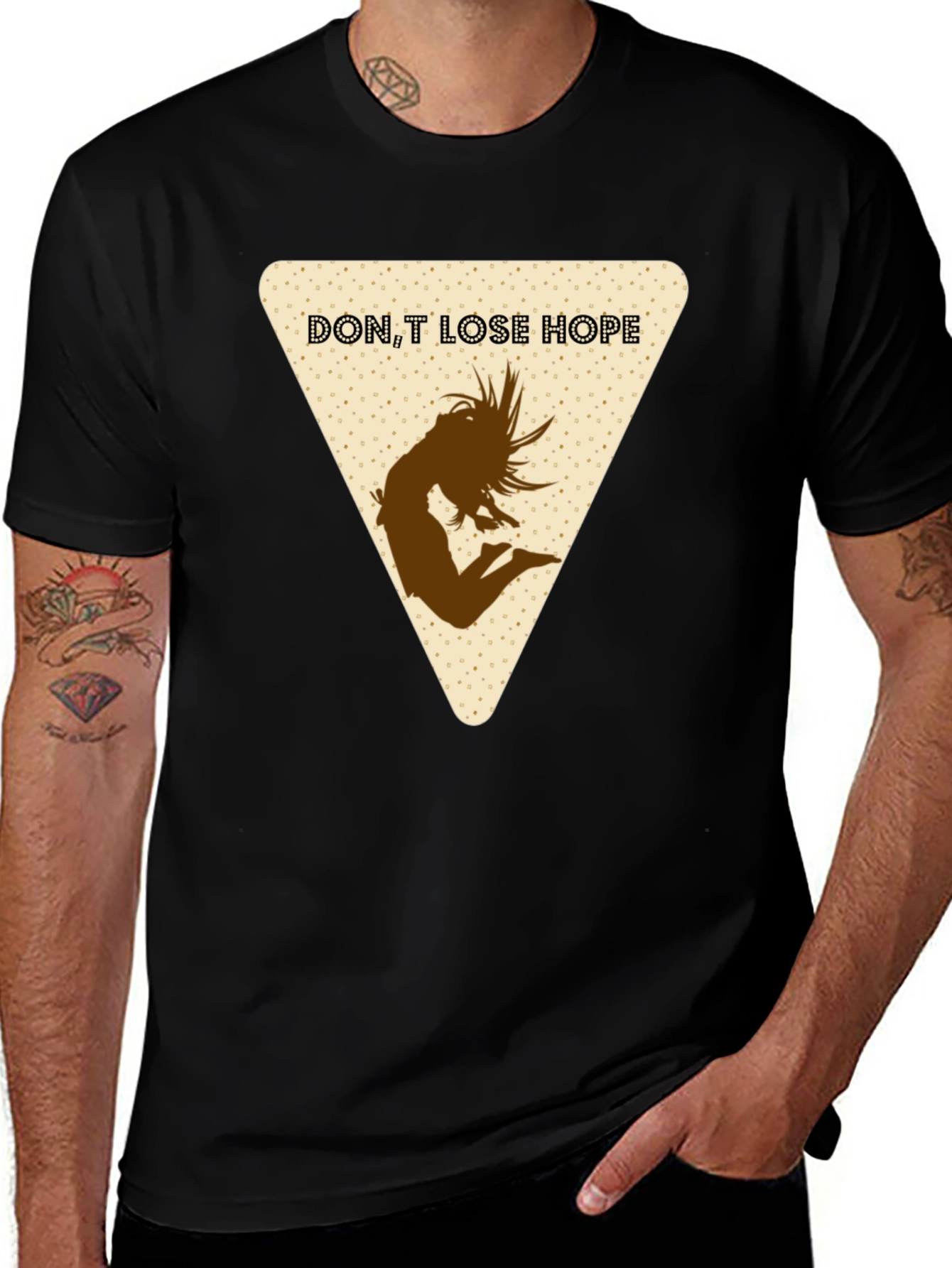 Dont Lose Hope Graphic Tee - Black