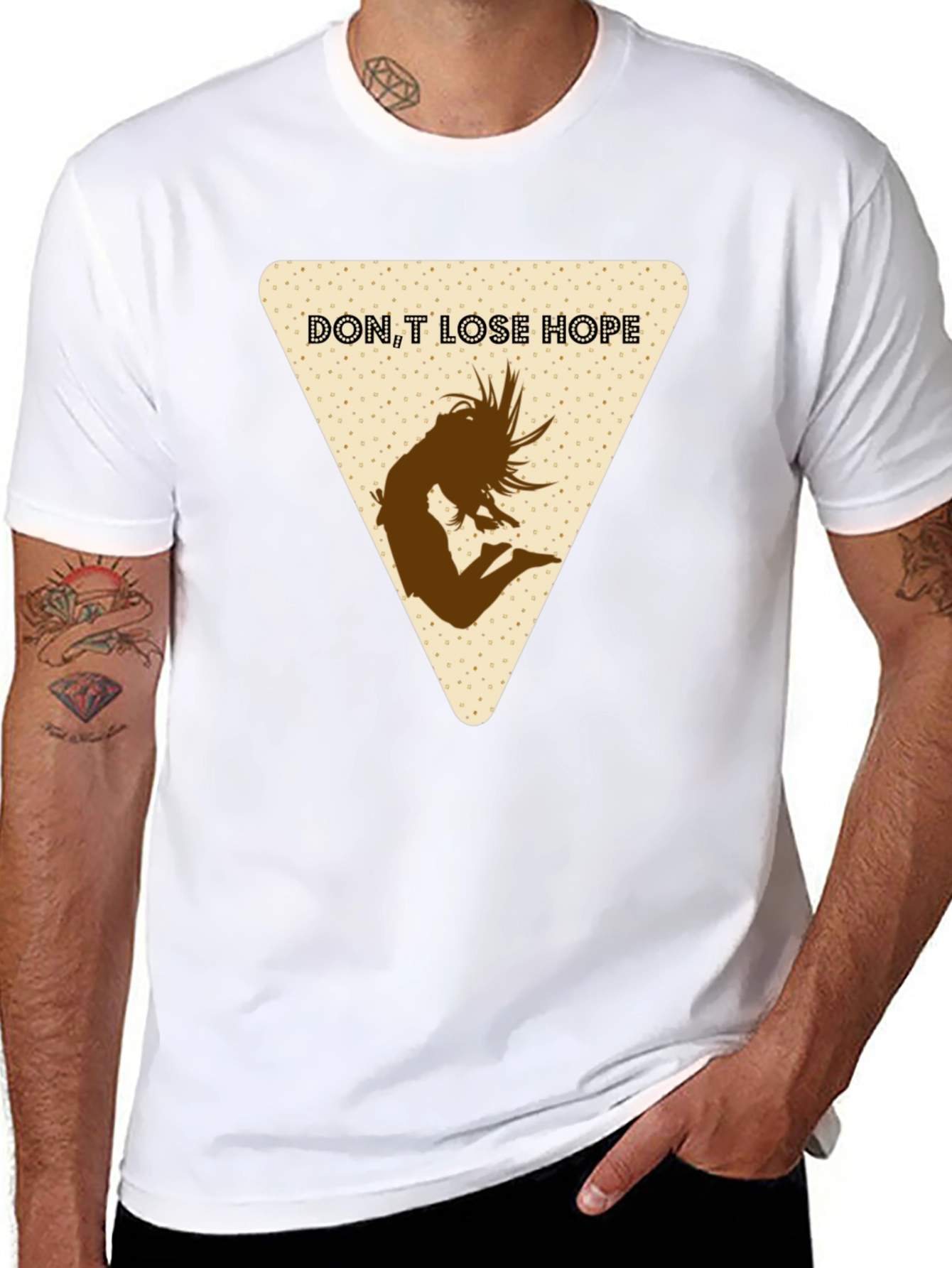 Dont Lose Hope Graphic Tee - Black