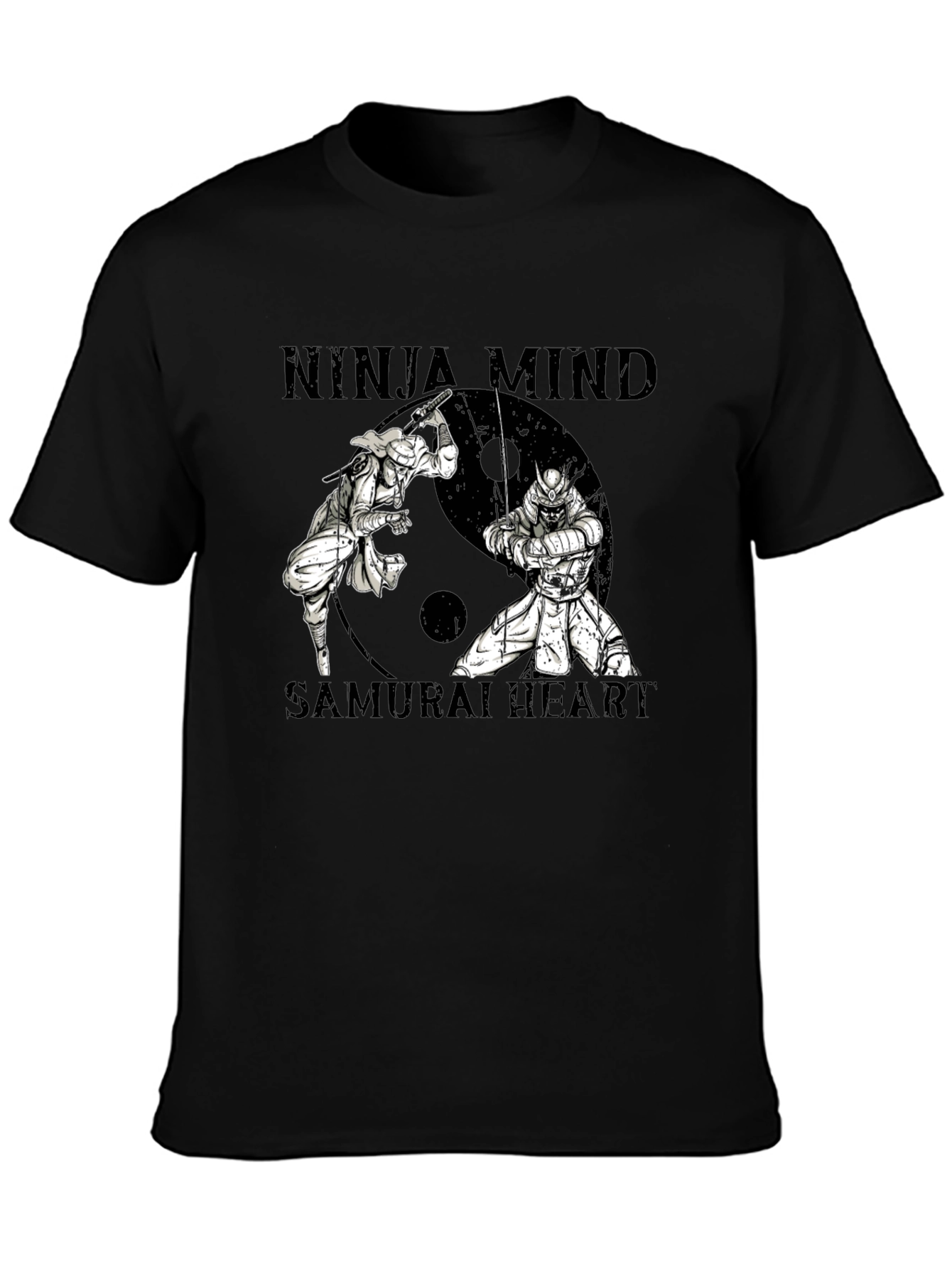 Ninja Mind Samurai Heart Graphic T-Shirt